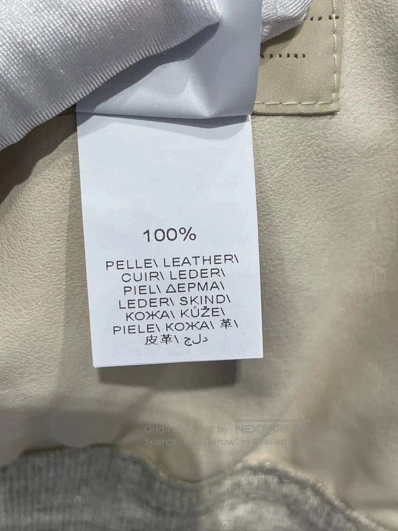 Brunello Cucinelli Brunello Cucinelli Beige Leather Jacket 46. Size US M / EU 48-50 / 2 - 4 Thumbnail