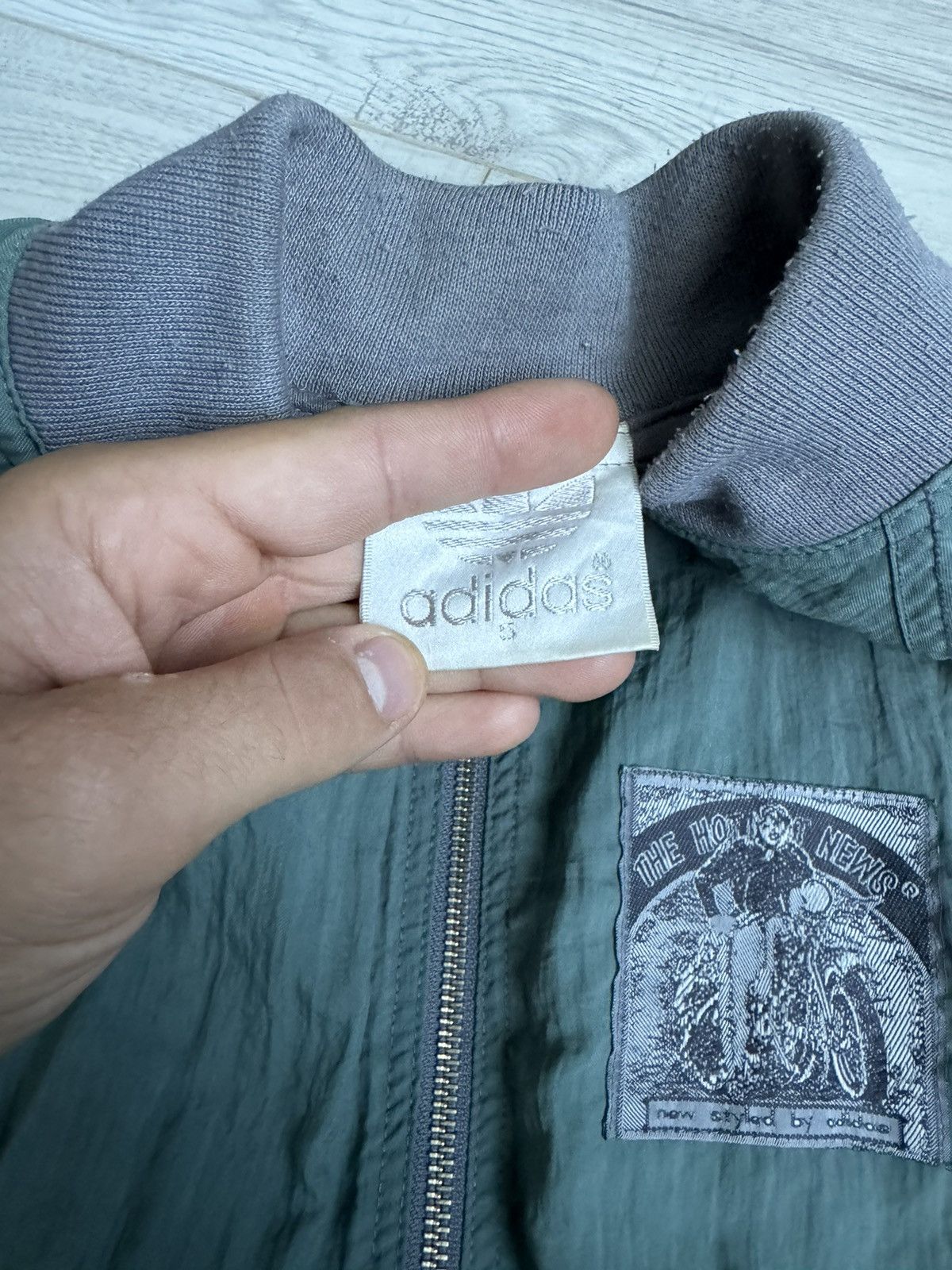Adidas × Vintage Vintage Adidas Bomber Jacket 90’s Size US S / EU 44-46 / 1 - 5 Thumbnail