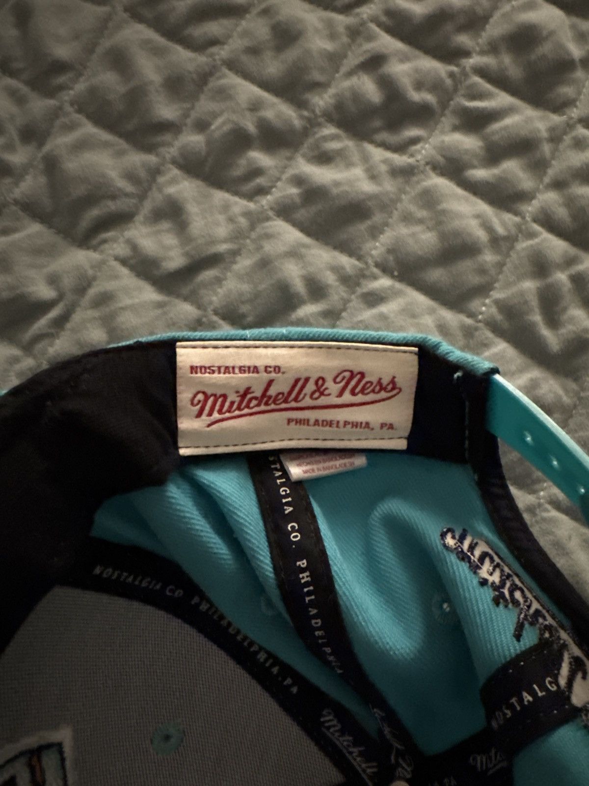 Mitchell & Ness HARDWOOD CLASSIC VANCOUVER GRIZZLIES HAT Size ONE SIZE - 3 Thumbnail