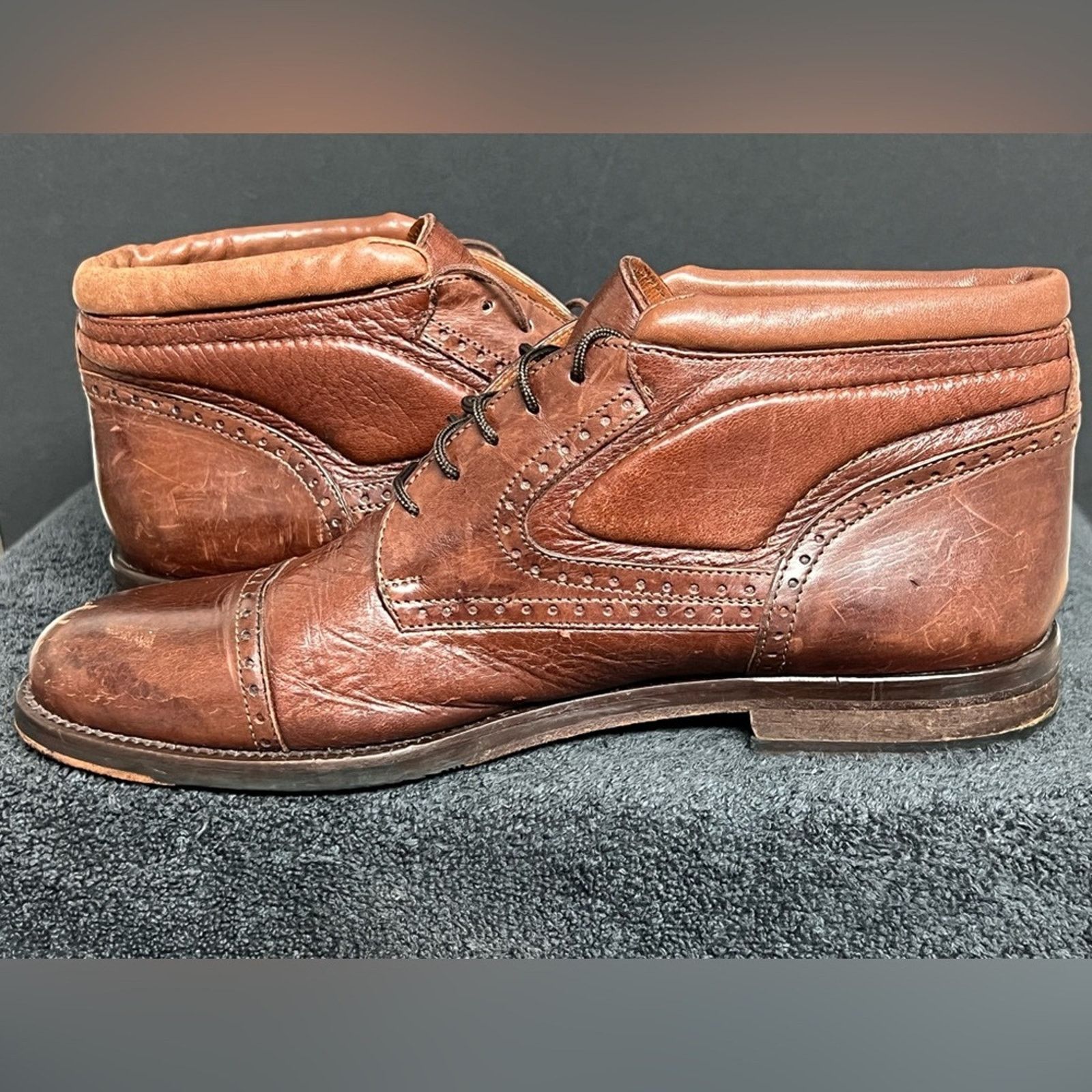 Johnston & Murphy $225 Johnston & Murphy Domani Men's Chukka Deerskin Boots 9 Size US 9 / EU 42 - 7 Thumbnail