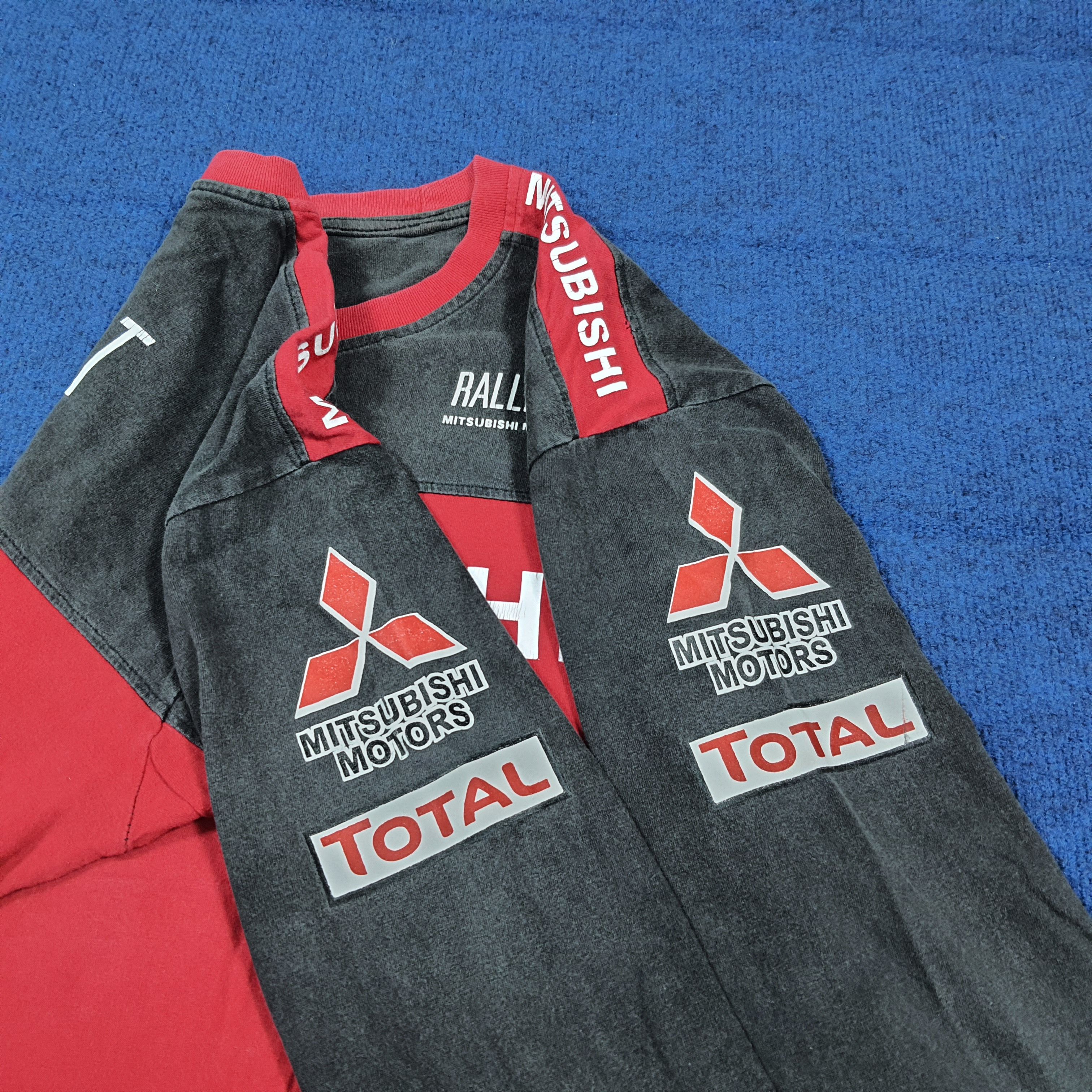 Japanese Brand Vintage 90s JDM Mitsubishi Ralliart Racing Tshirt C285N77 Size US L / EU 52-54 / 3 - 5 Thumbnail