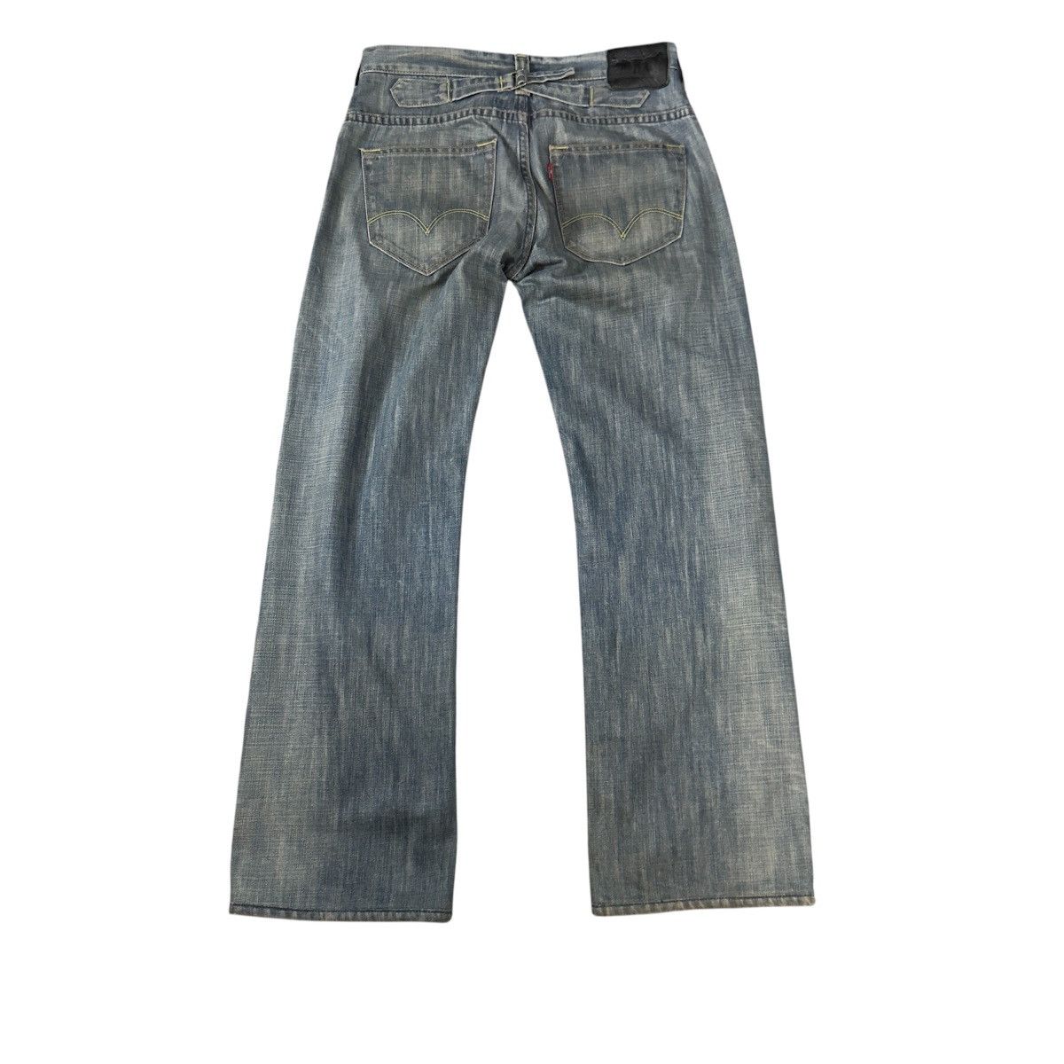 Engineered Garments × Levi's Vintage Levis Redloop Baggy Buckle Pants Denim Size US 30 / EU 46 - 2 Thumbnail