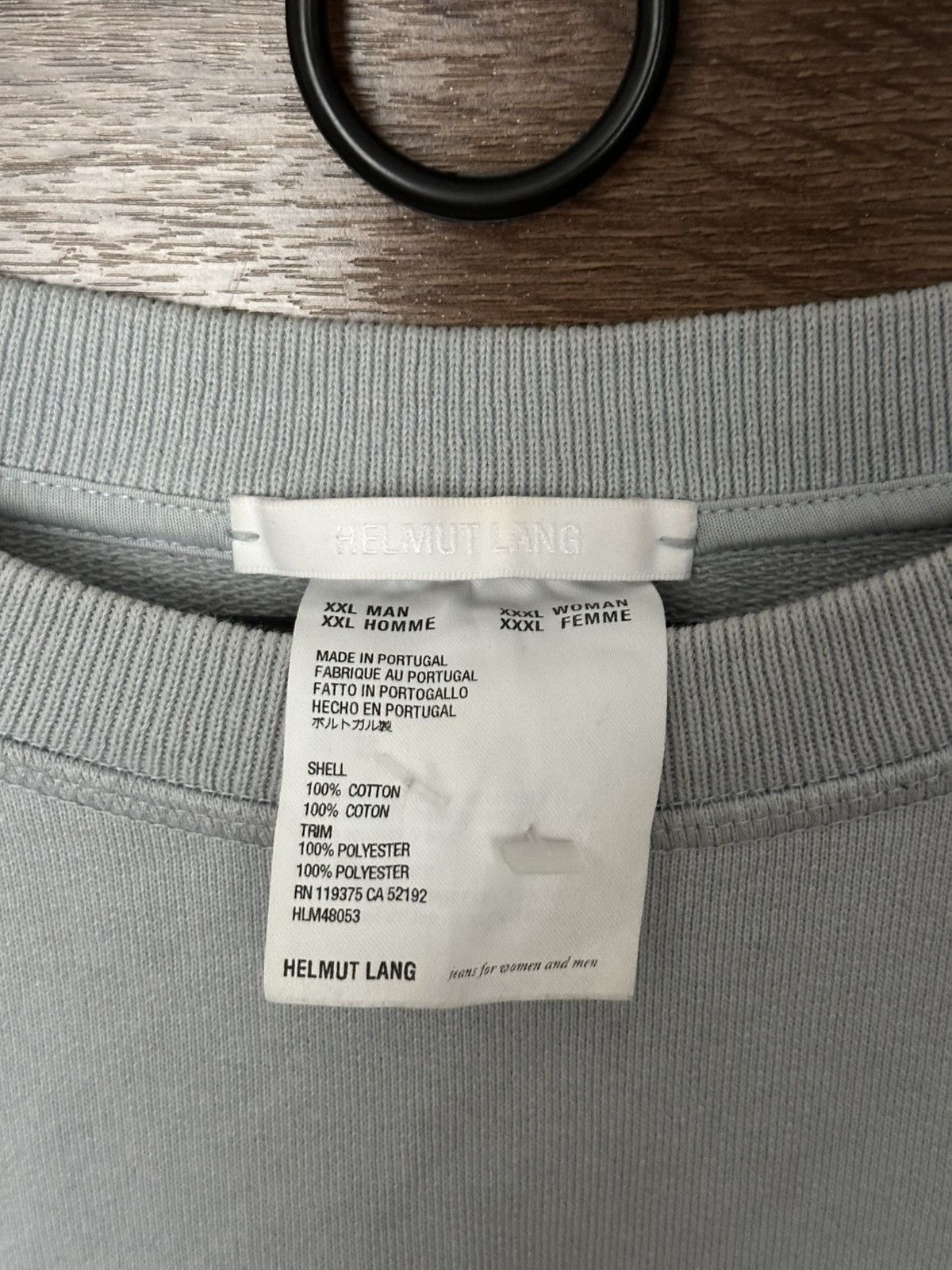 Helmut Lang Helmut Lang Logo Patch Sweatshirt Crewneck Size US XXL / EU 58 / 5 - 7 Thumbnail