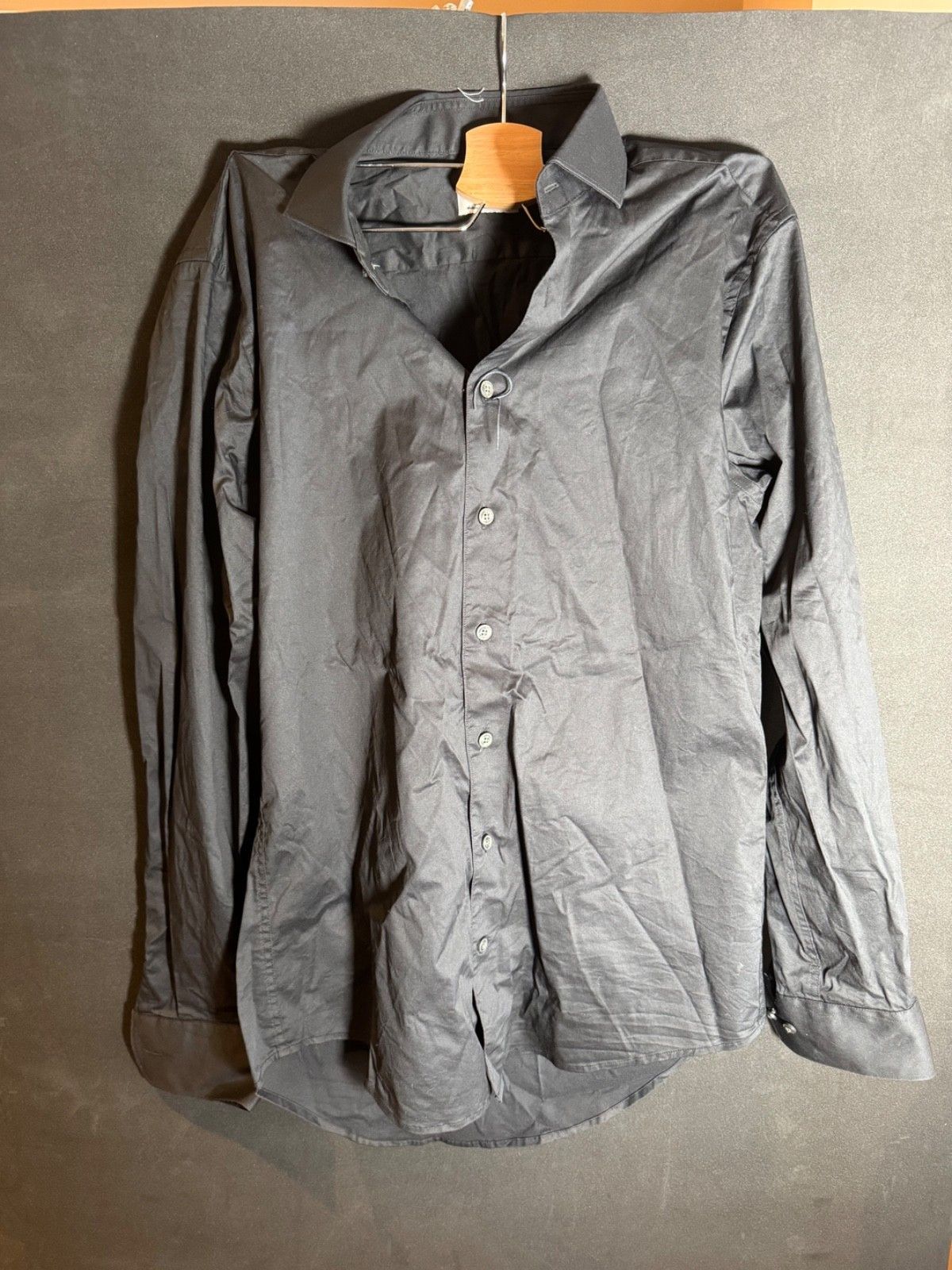 Tiger of Sweden Tiger of Sweden Black Button Down Slim Fit Size 39 Size US XS / EU 42 / 0 - 2 Thumbnail