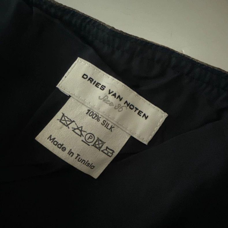 Dries Van Noten dries van noten size:36 Geometric printed silk half skirt 2 Size 31" - 5 Thumbnail