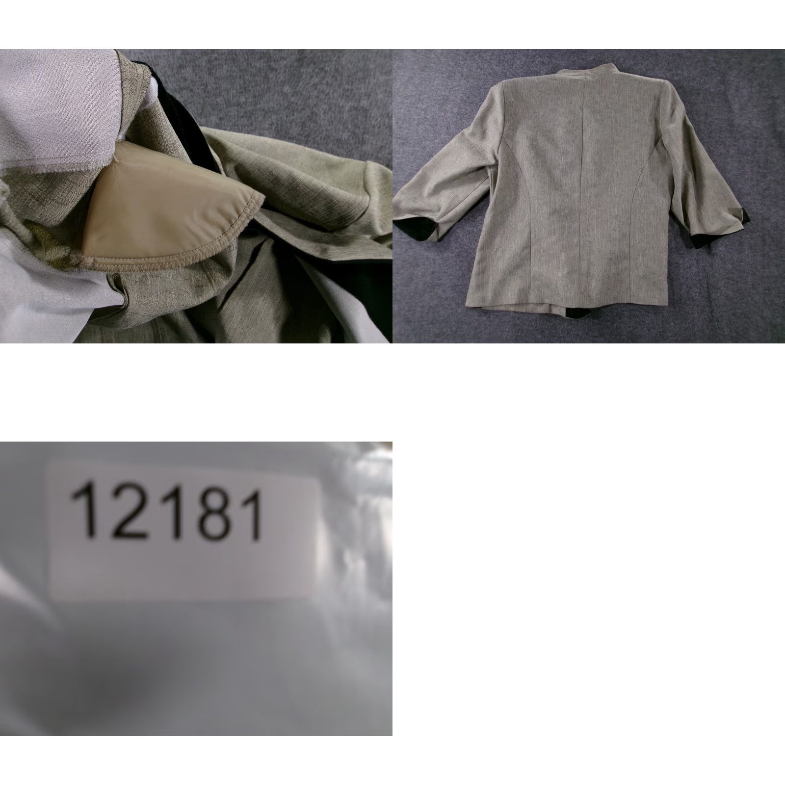 Vintage VINTAGE Perceptions Blazer Women 18W Open Classic Green Polyester Office Professional 90s Designer Preppy Blazer Womens 18W Regular Open All Seasons Size XXL / US 16-18 / IT 52-54 - 8 Thumbnail