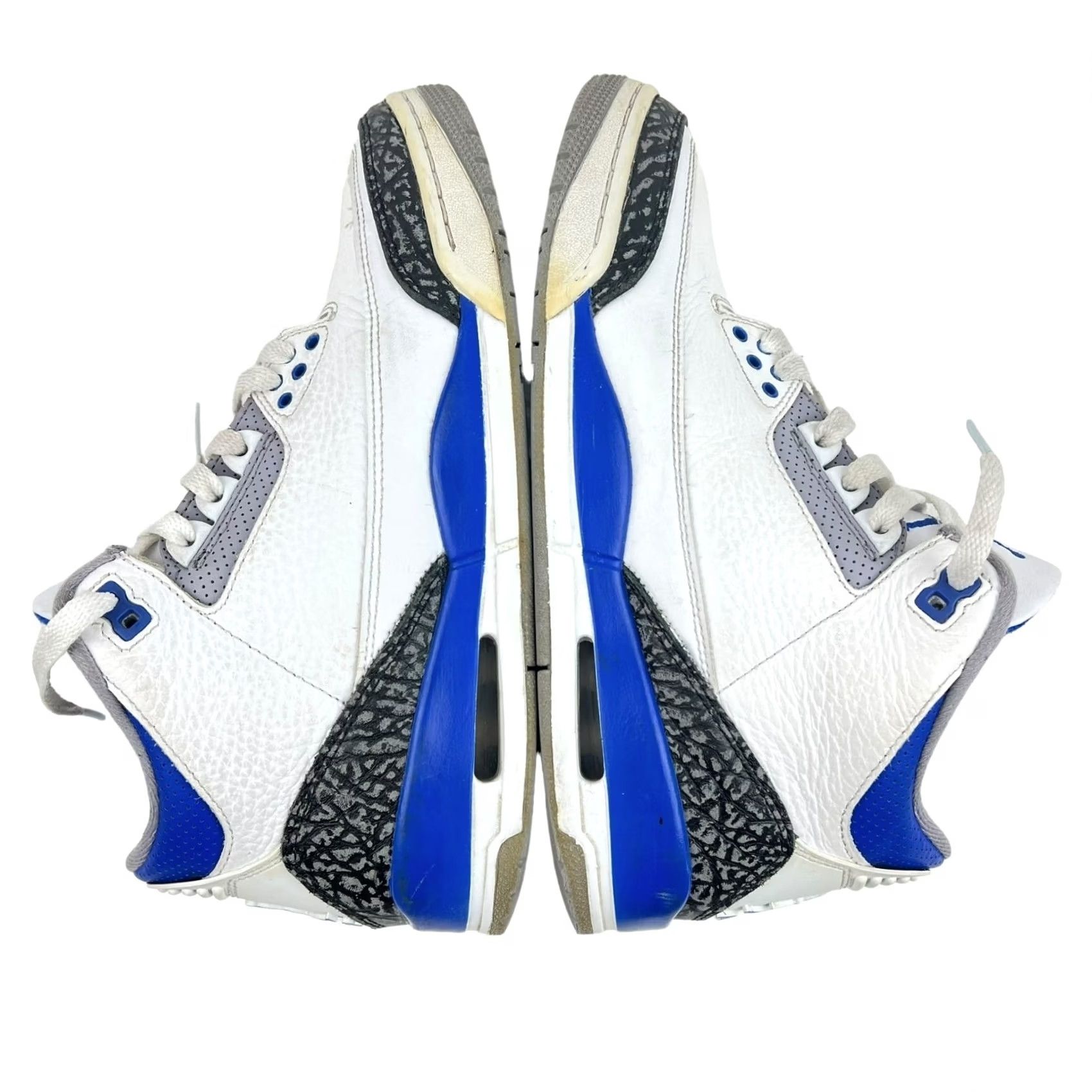 Jordan Brand Nike Air Jordan 3 Retro Mid Racer Blue/Elephant Skin CT8532-145 Mens US Size 8 Size US 8 / EU 41 - 3 Thumbnail