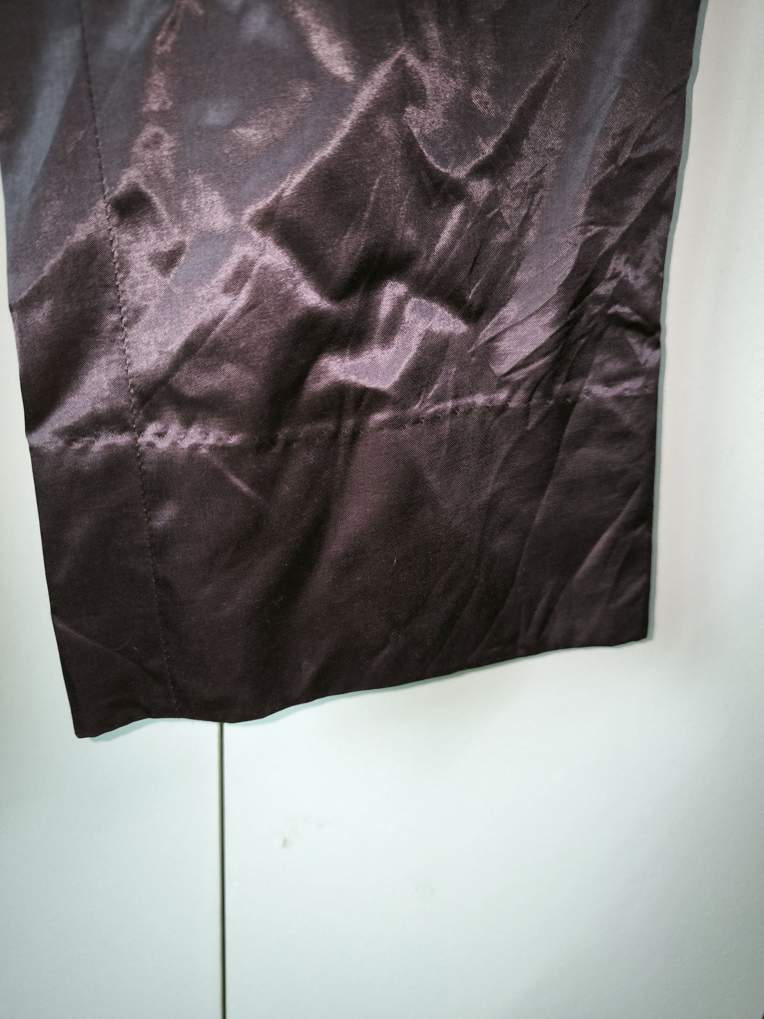 Designer × Marc Jacobs Rayon Shinning Wax Purple Ankle Pants Size 30" / US 8 / IT 44 - 18 Thumbnail