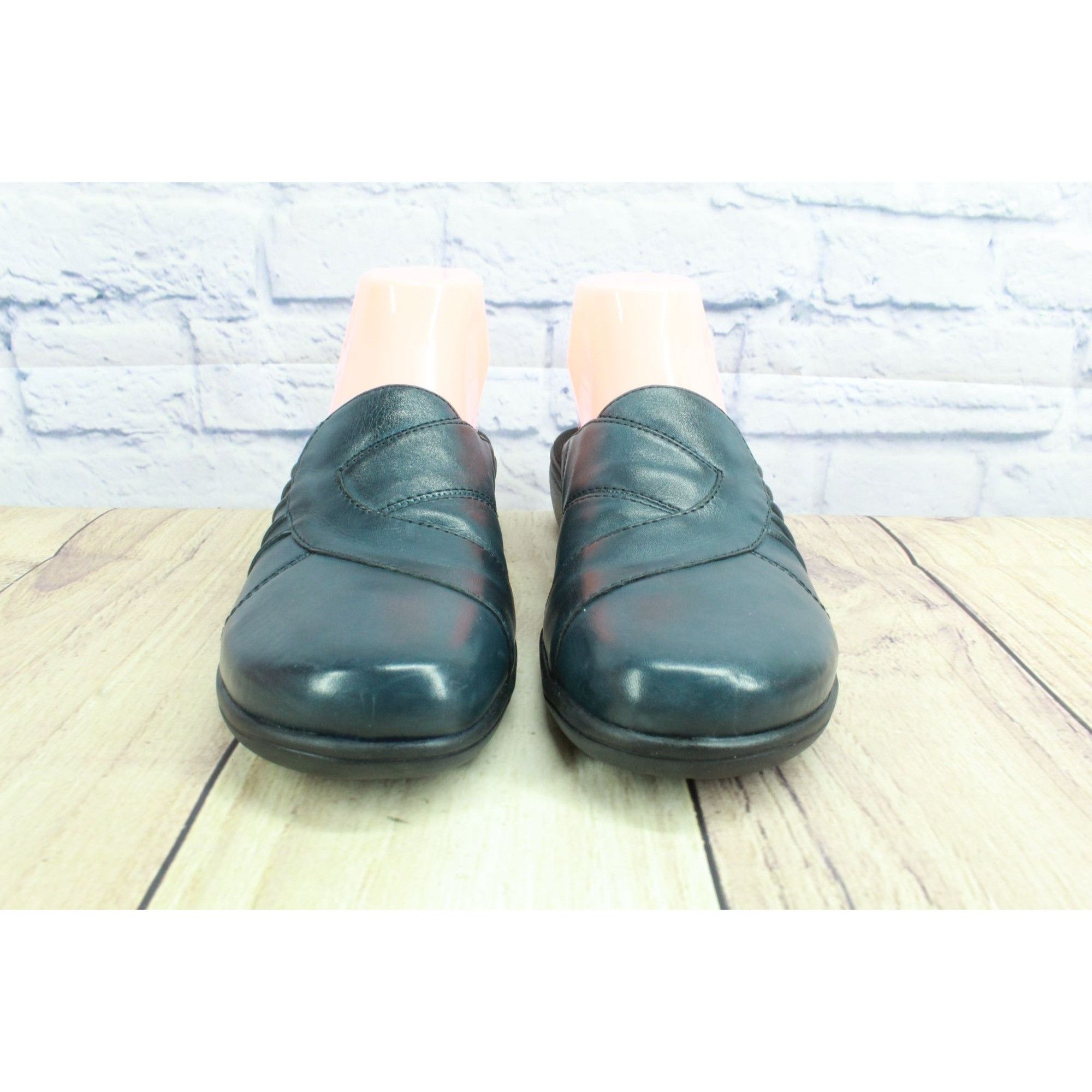 Clarks Clarks Artisan Pleated Leather Slip On Comfort Casual Mules Size US 9 / IT 39 - 4 Thumbnail