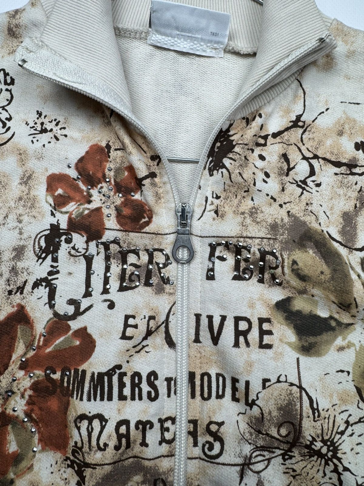 Japanese Brand Vintage JPG Ed Hardy Style Overprint Jacket Size S / US 4 / IT 40 - 4 Thumbnail
