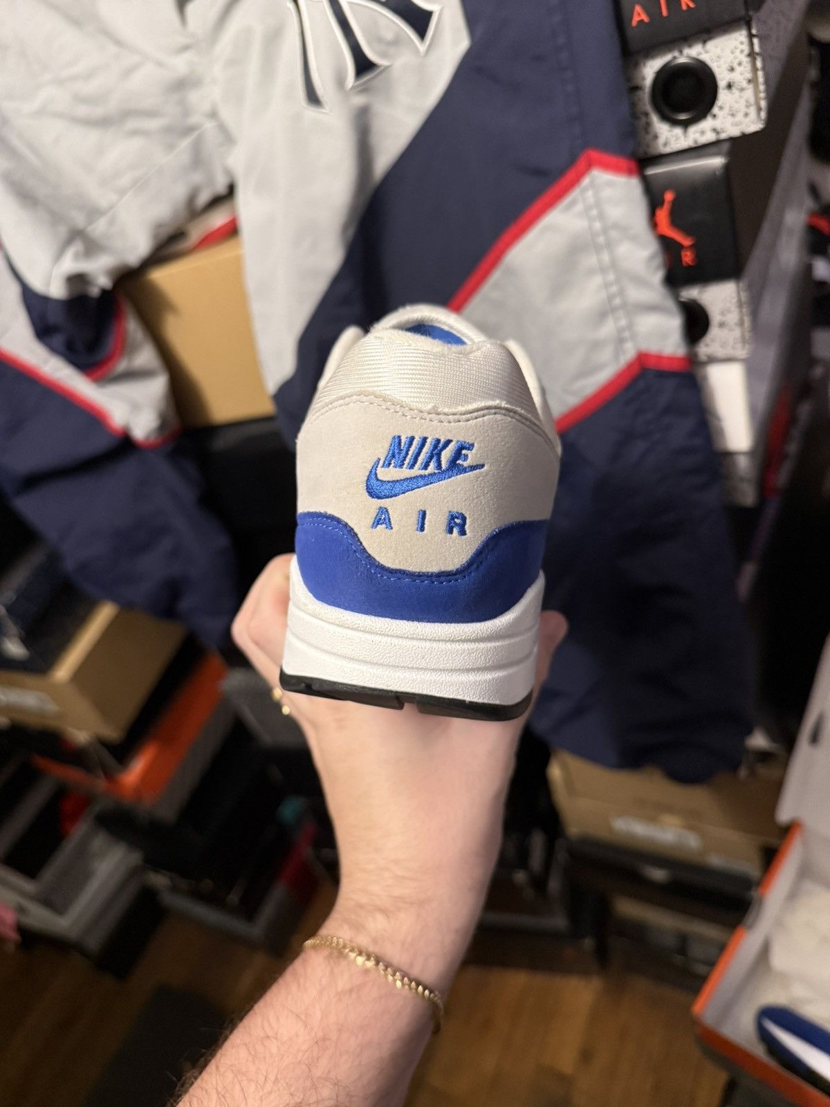 Nike Nike airmax 1 anniversary blue sz 10 Size US 10 / EU 43 - 5 Thumbnail