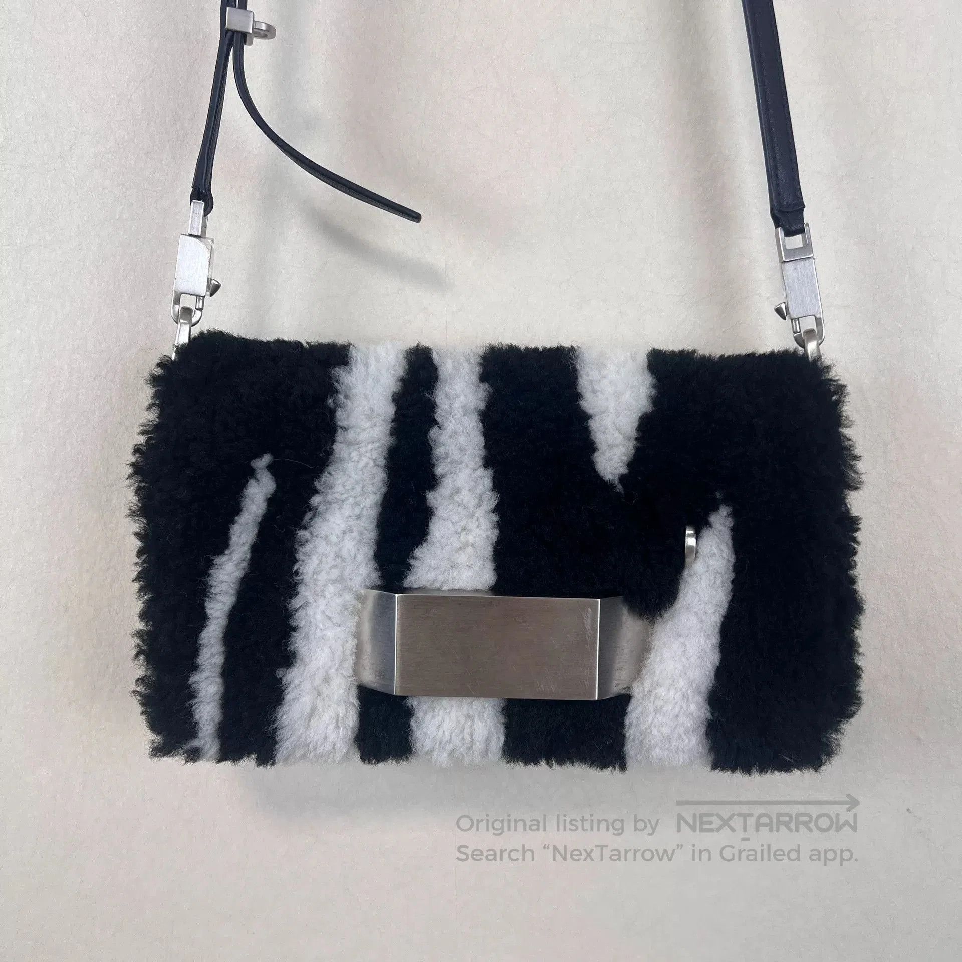 Rick Owens rick owens zebra print shoulder bag. Size ONE SIZE - 1 Thumbnail