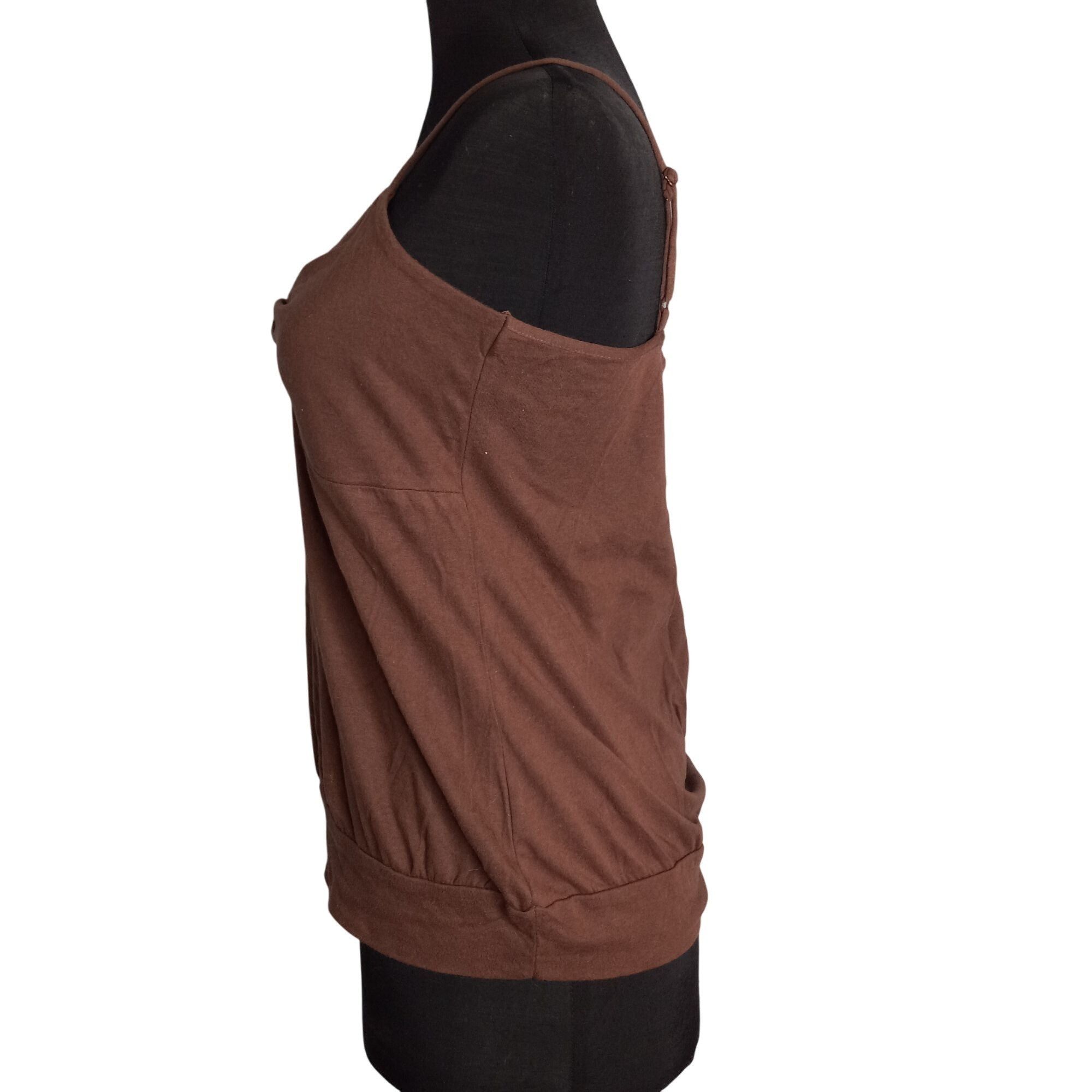 Energie Energie L Camisole Top Juniors Adjustable Strap Brown Twist Size L / US 10 / IT 46 - 2 Thumbnail