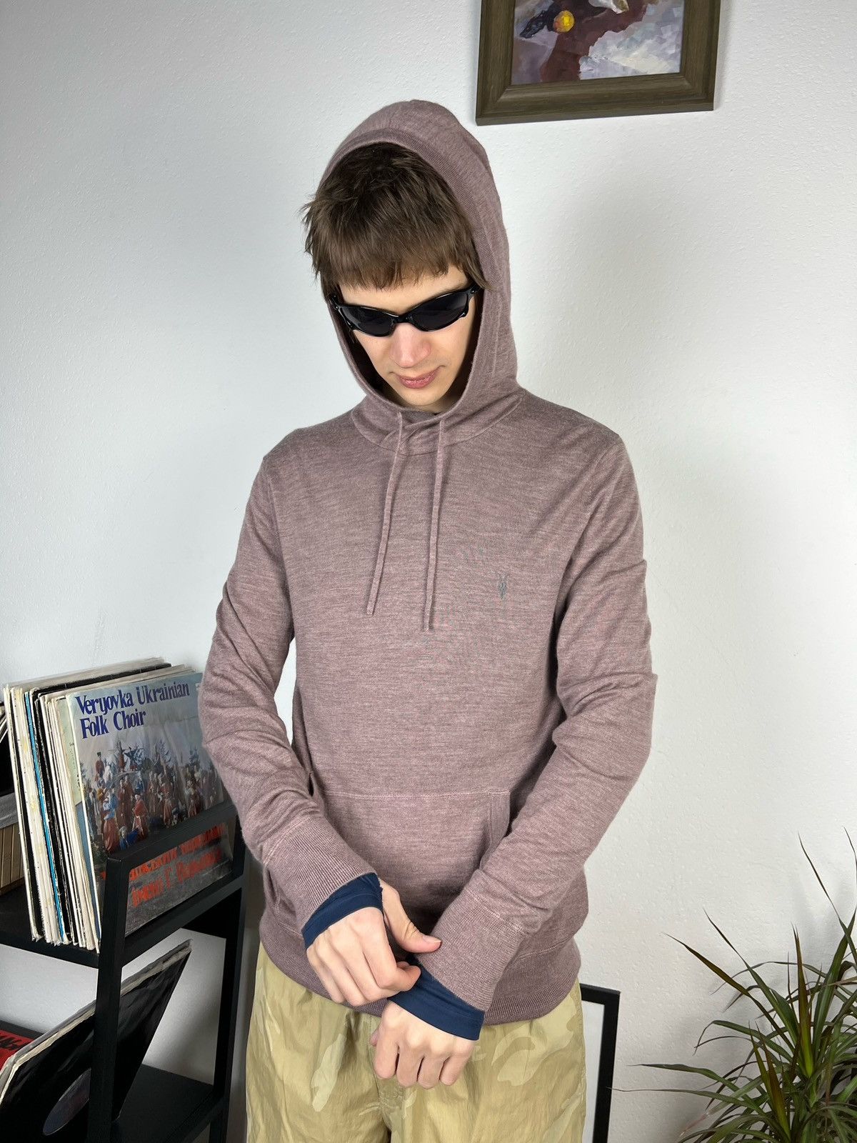 Allsaints All saints Merino wool Hoodie Size US L / EU 52-54 / 3 - 3 Thumbnail