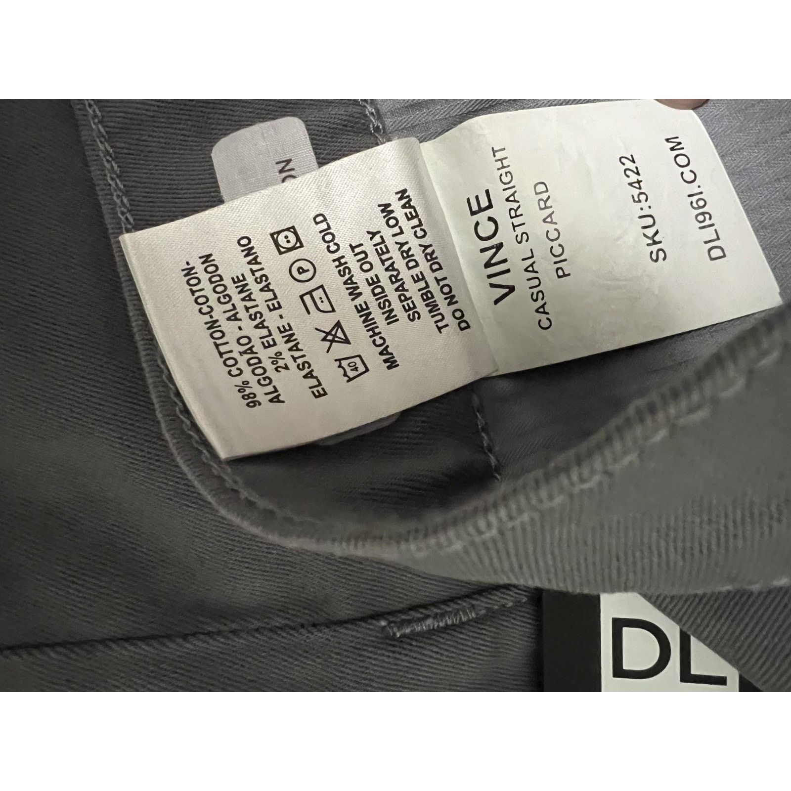 DL1961 DL 1961 Men's Vince XTWILL Straight-Leg Pants Size 40 Size US 40 / EU 56 - 7 Thumbnail