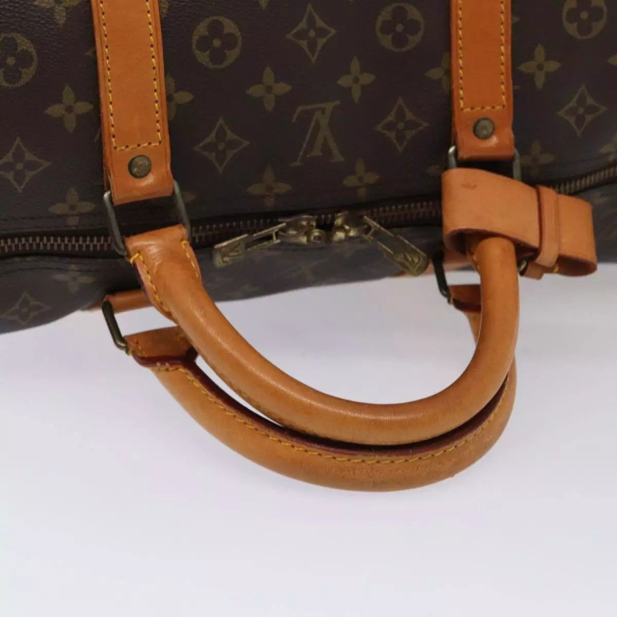 Louis Vuitton LOUIS VUITTON Monogram Keepall 60 Boston Bag Size ONE SIZE - 12 Thumbnail