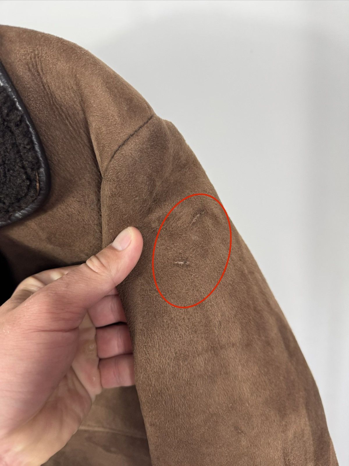 Other Vintage Women’s Genuine Sheepskin Shearling Leather Coat Size XL / US 12-14 / IT 48-50 - 6 Thumbnail