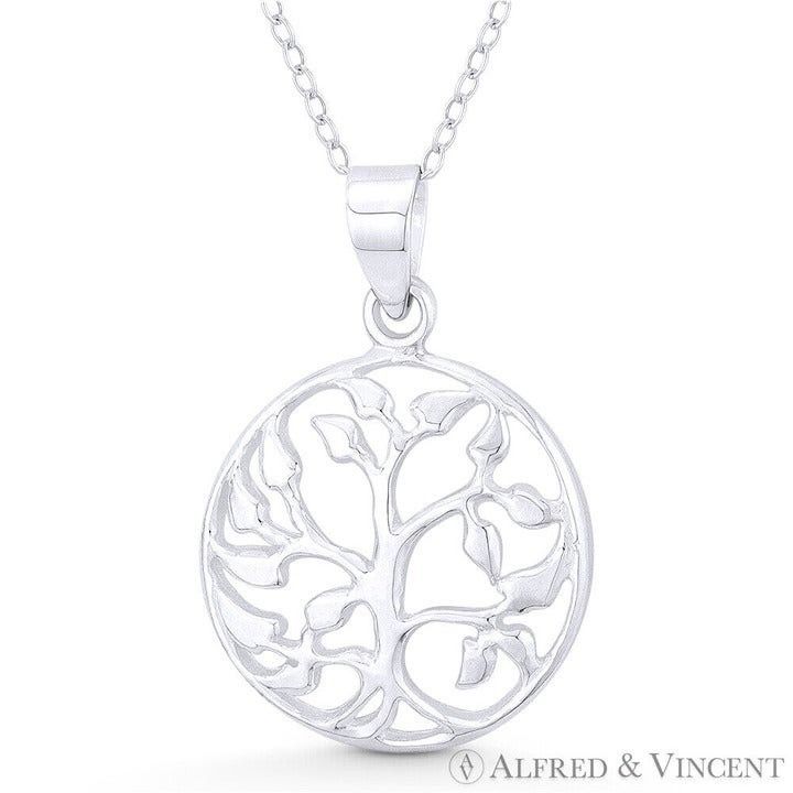 Other Vine w/ Leaf Tree Circle Charm Plantlife 26.5x19mm Pendant Size ONE SIZE - 1 Preview