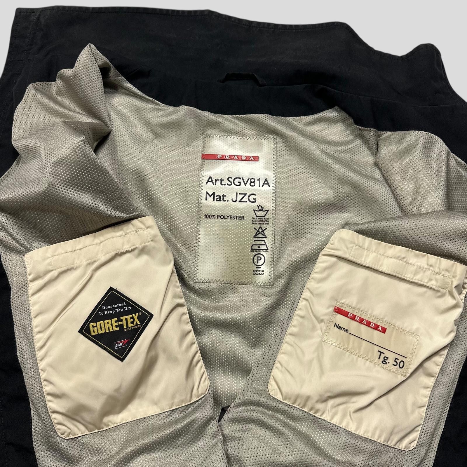 Prada Prada Sport 00’s Goretex Mesh Nylon Gilet Jacket - IT50 (M) Size US M / EU 48-50 / 2 - 3 Thumbnail
