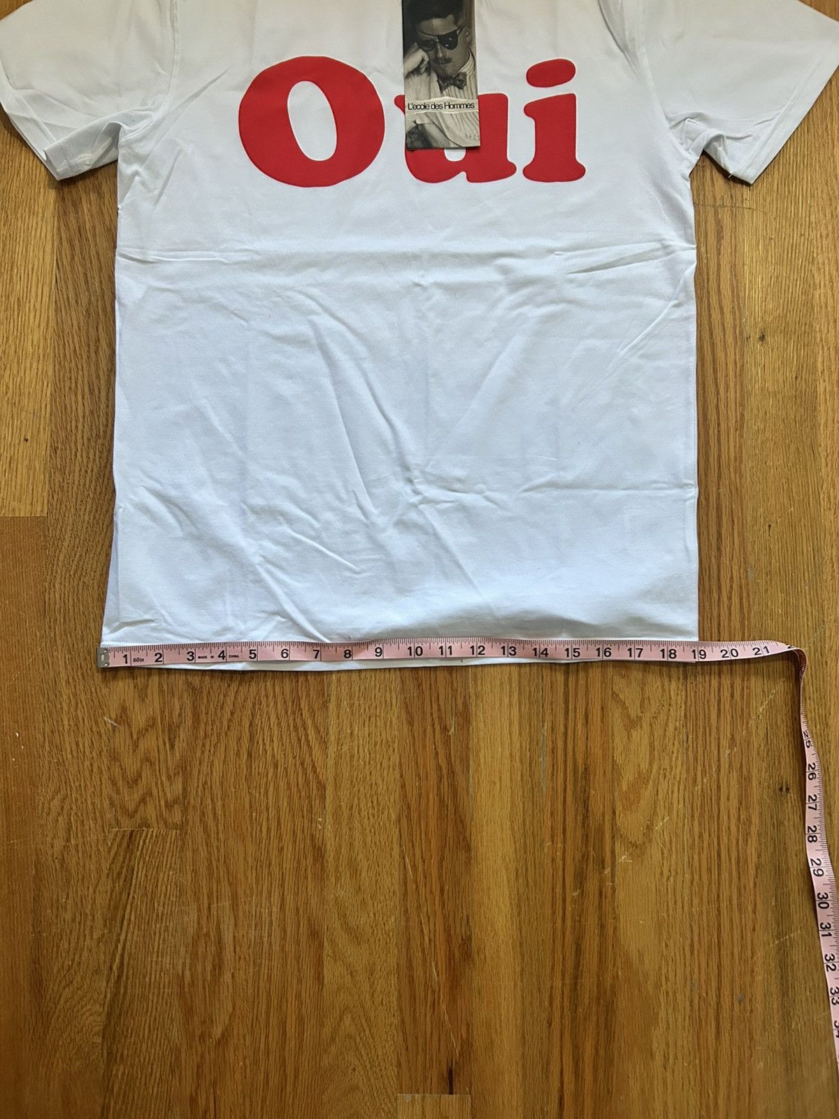Other L’Ecole De Femmes Men’s Oui-Non White Tee Size US S / EU 44-46 / 1 - 8 Thumbnail