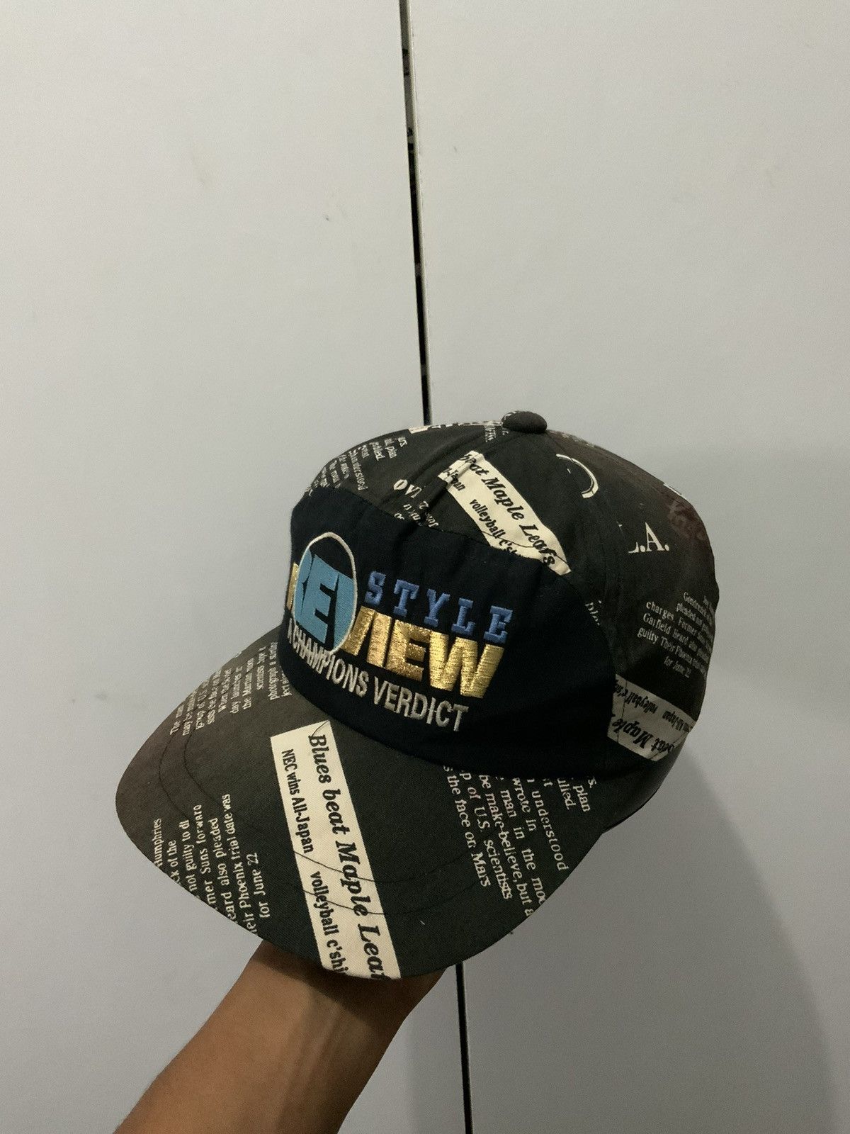 Japanese Brand Review Archive Style Fade Zipper Hat Cap Size ONE SIZE - 2 Thumbnail