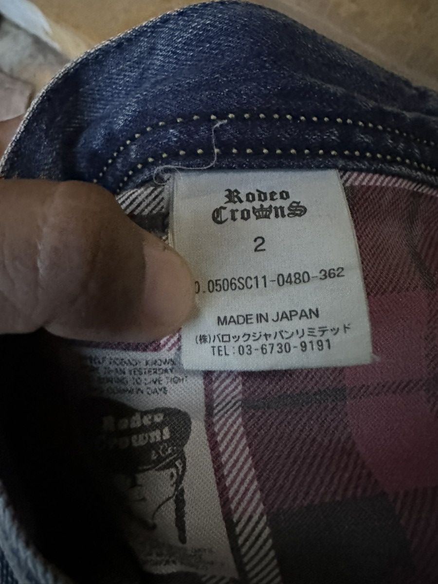 Japanese Brand Rodeo Crowns distressed denim Size US 32 / EU 48 - 10 Thumbnail