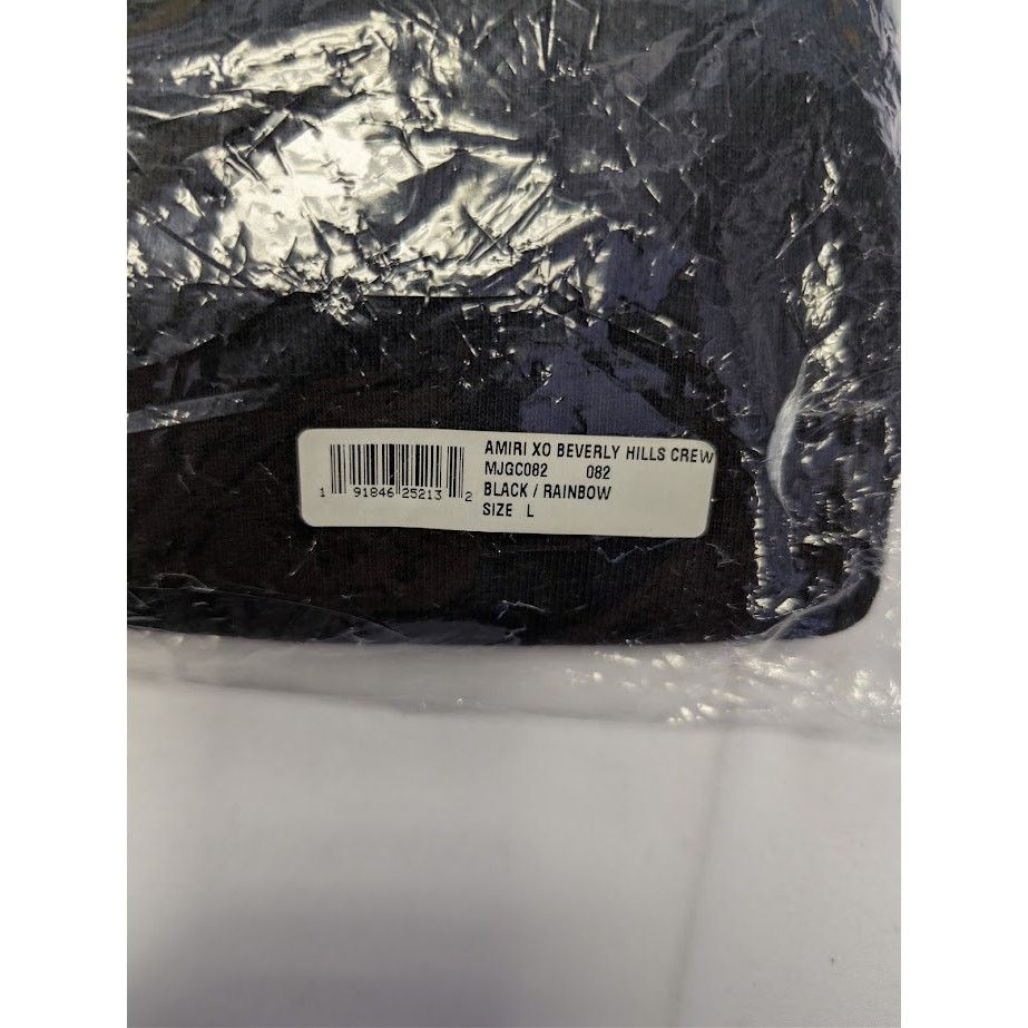 Amiri o1rshd1 Amiri Beverly Hills Crewneck Sweatshirt in Black Size US L / EU 52-54 / 3 - 19 Thumbnail