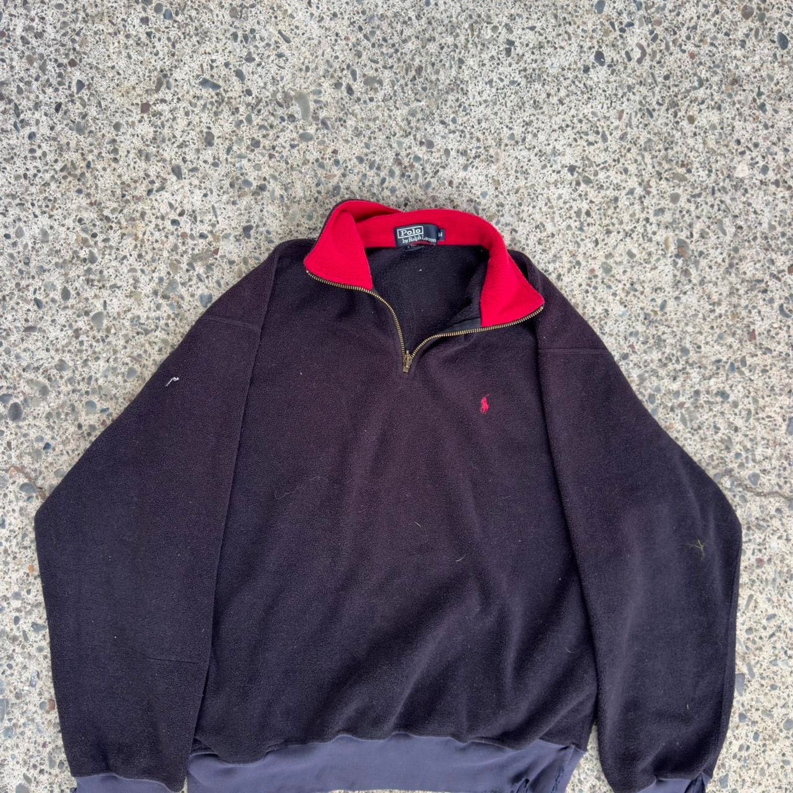 Polo Ralph Lauren Vintage late 90s polo ralph quarter zip Size US M / EU 48-50 / 2 - 4 Thumbnail