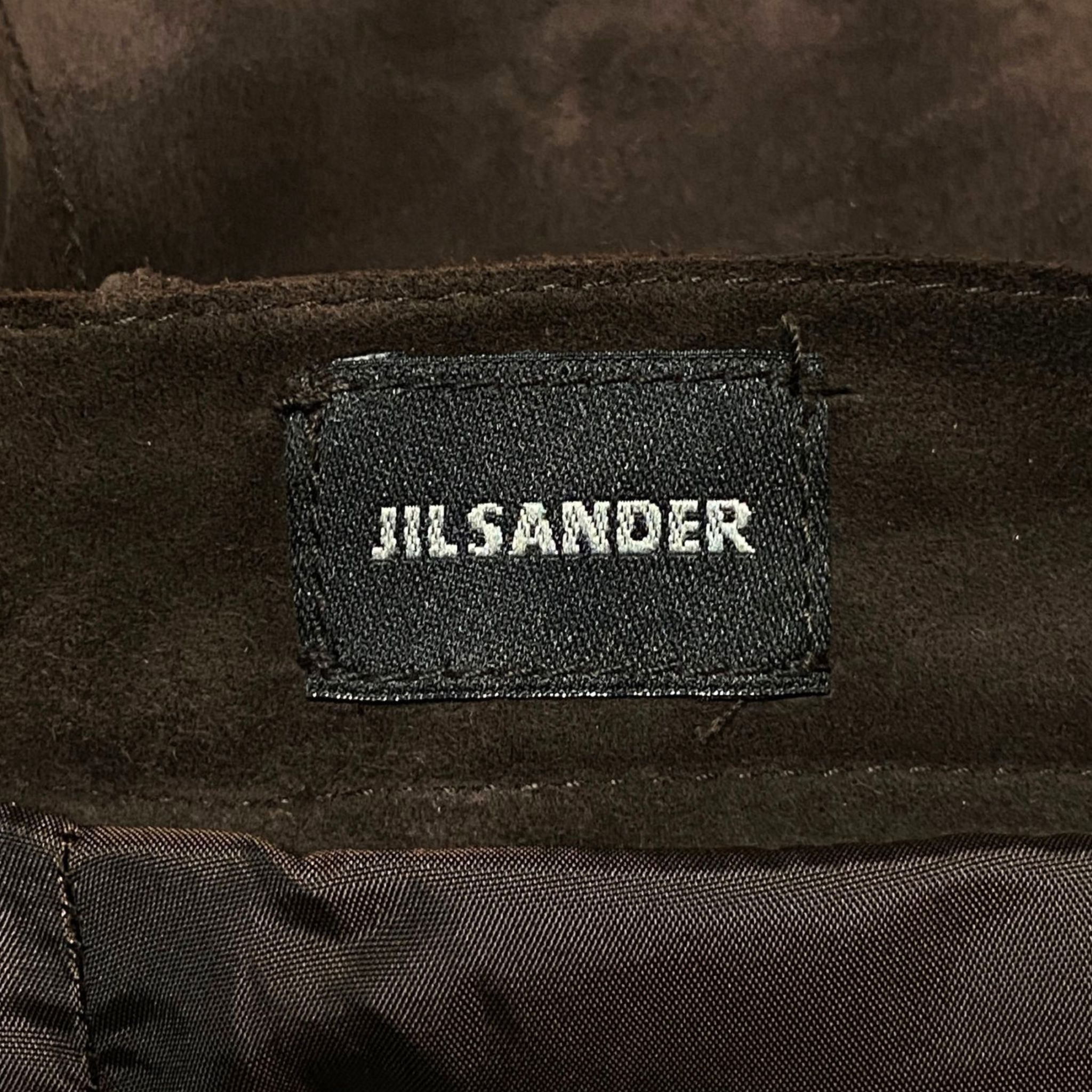 Jil Sander JIL SANDER Dark Brown Suede Leather Pants Size US 32 / EU 48 - 9 Thumbnail