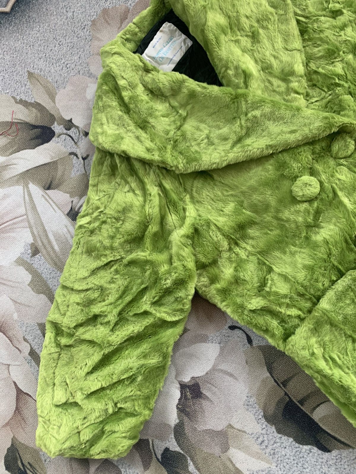 United Colors Of Benetton United Colors Of Benetton Furry Like Double Breast Coat Size M / US 6-8 / IT 42-44 - 3 Thumbnail