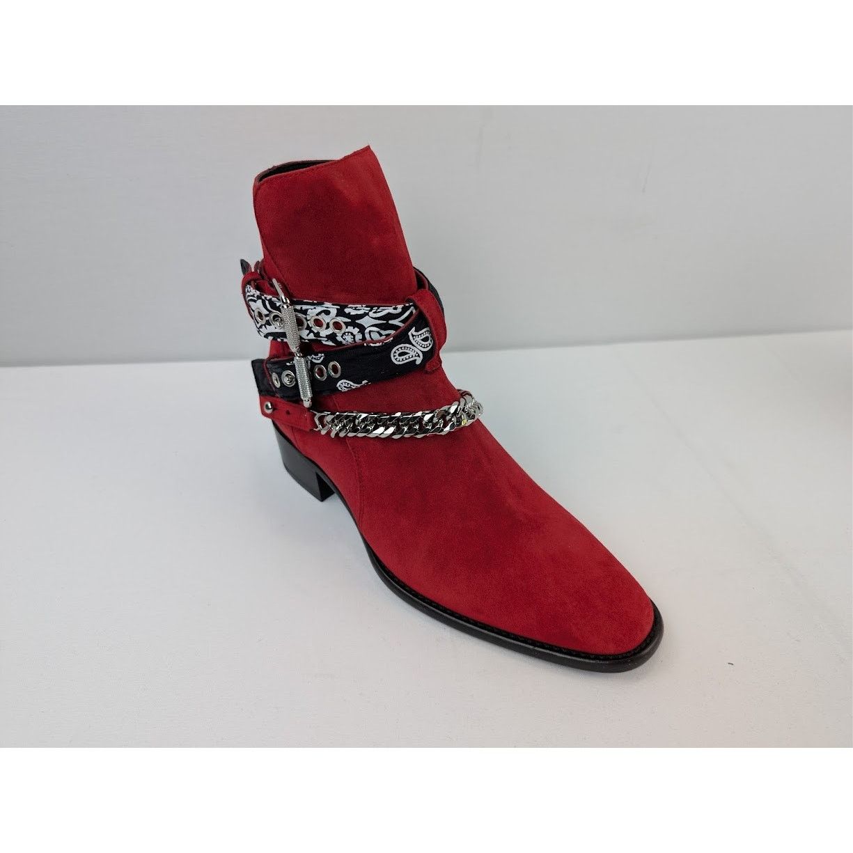 Amiri o1rshd1 Q:2 / Bandana Boots in Merlot Size US 9 / EU 42 - 2 Thumbnail