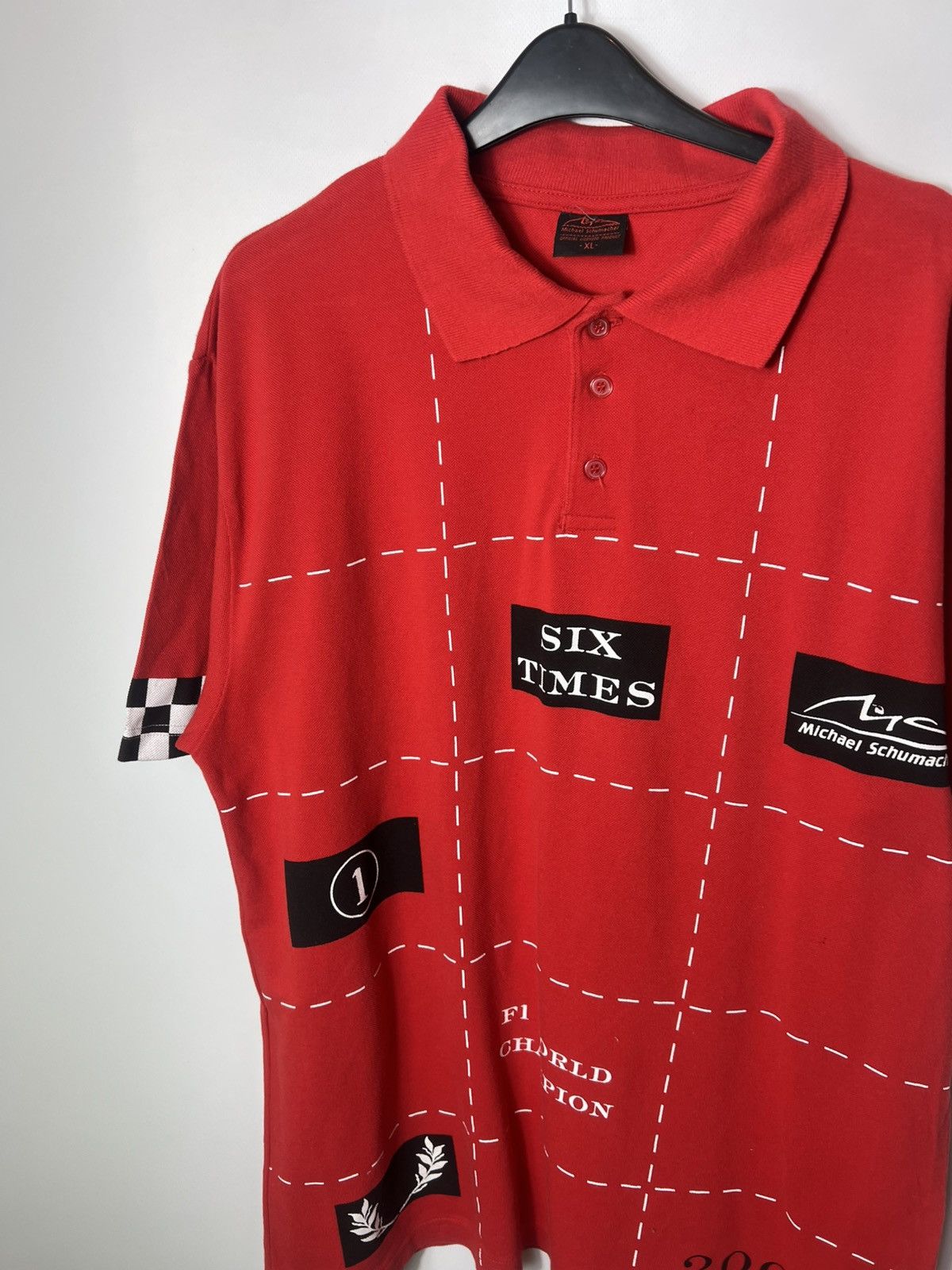 Ferrari Vintage Michael Schumacher 2003 Racing F1 World Champion tee Size US XL / EU 56 / 4 - 3 Thumbnail