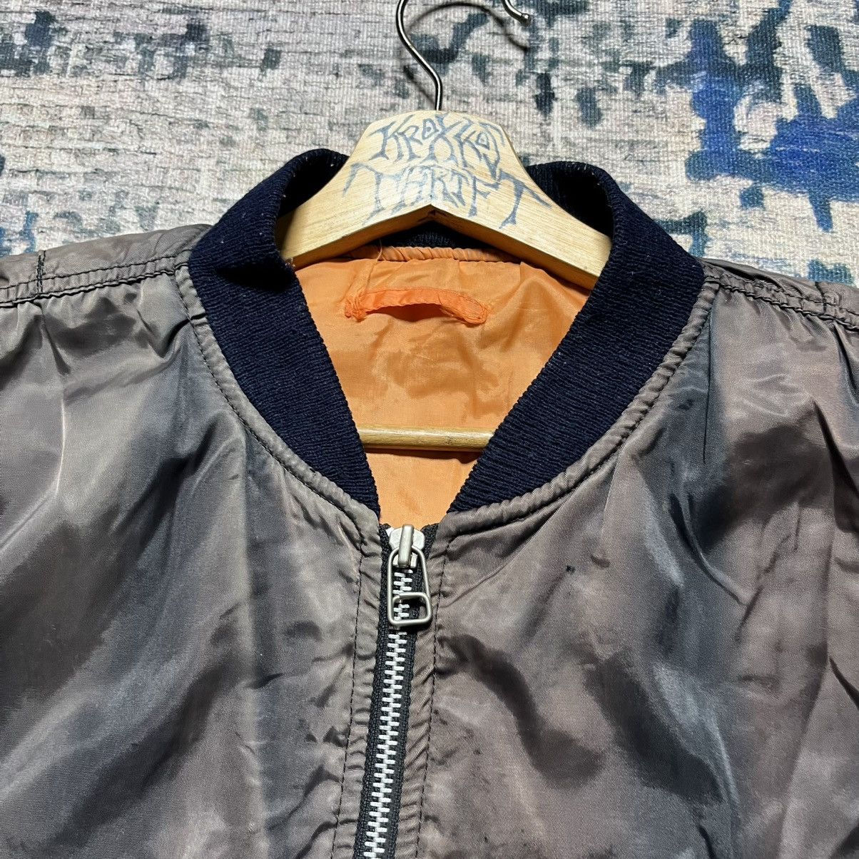Vintage 🔥RARE Vintage Ma-1 Military Army Bomber Jacket Size US L / EU 52-54 / 3 - 5 Thumbnail