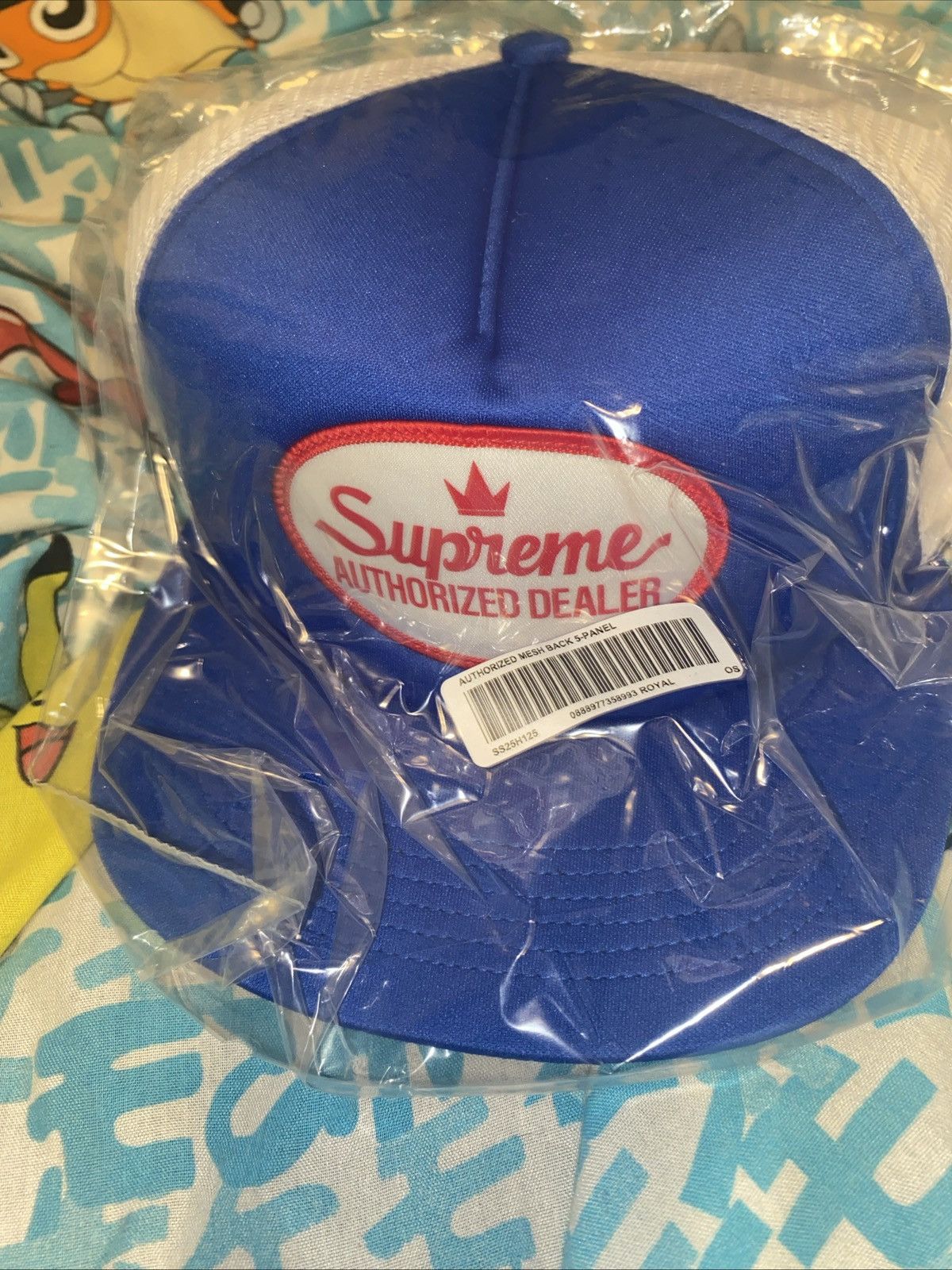 Supreme Supreme Authorized Mesh Back 5-Panel Royal Blue SS25 Size ONE SIZE - 3 Thumbnail