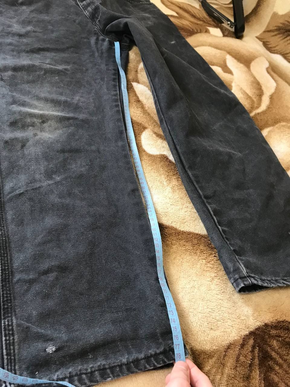 Vintage 🔥 90s Dickies Vintage Y2K Baggy Work Cargo Pants Denim Size US 34 / EU 50 - 15 Thumbnail