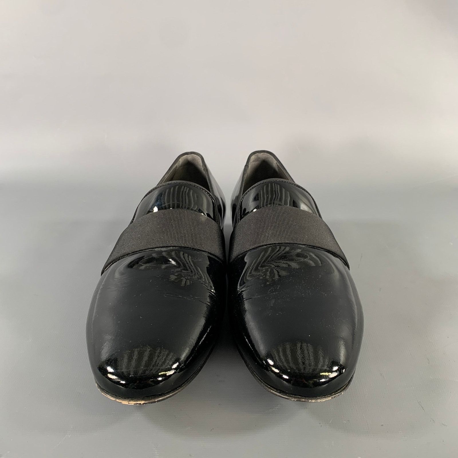 Lanvin LANVIN Size 8 Black Patent Leather Slip On Loafers Size US 8 / EU 41 - 4 Thumbnail