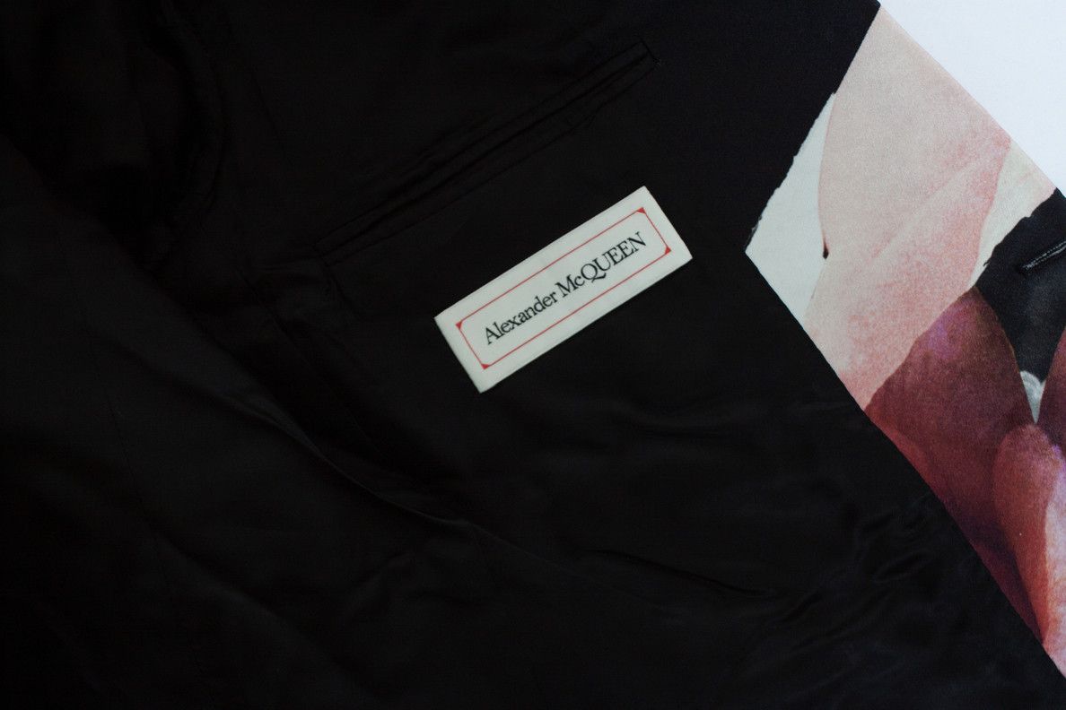 Alexander McQueen Alexander McQueen, Rose printed blazer Size 52R - 6 Thumbnail