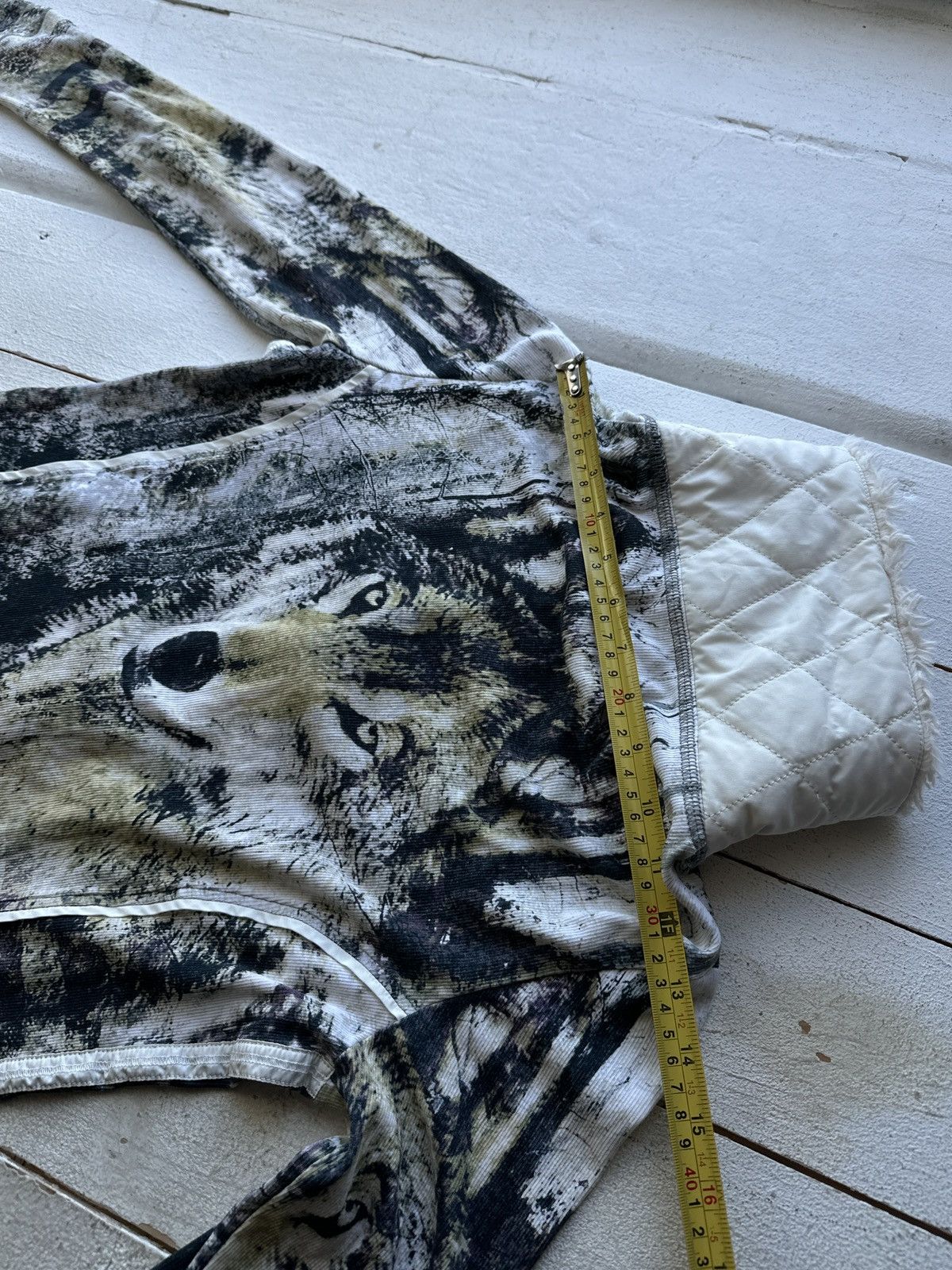 Vintage 🚨 VNTG WOLF OVERPRINT WOMEN ZIP SWEATSHIRT OPIUM Y2K RARE Size M / US 6-8 / IT 42-44 - 15 Thumbnail