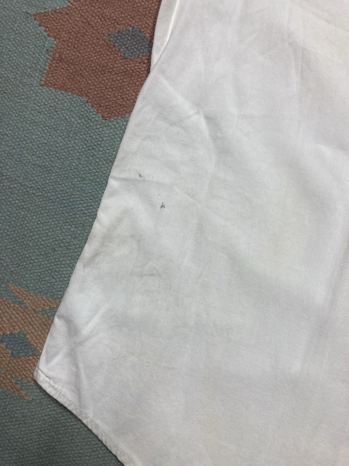 Vintage 1950s 60s work shirt Volkswagen patch white twill medium Size US M / EU 48-50 / 2 - 9 Thumbnail
