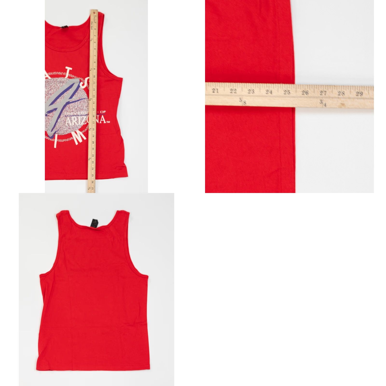 Vintage VINTAGE University of Arizona Wildcats Tank Top Shirt Adult M Red 80s College Tee University of Arizona Wildcats Tank Top Beach Tee Size US XL / EU 56 / 4 - 9 Thumbnail