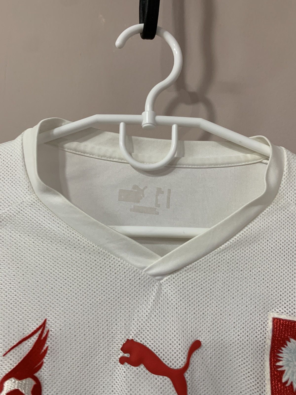 Puma Poland 2008 Home Football Shirt Puma Vintage Soccer Size M Size US M / EU 48-50 / 2 - 6 Thumbnail