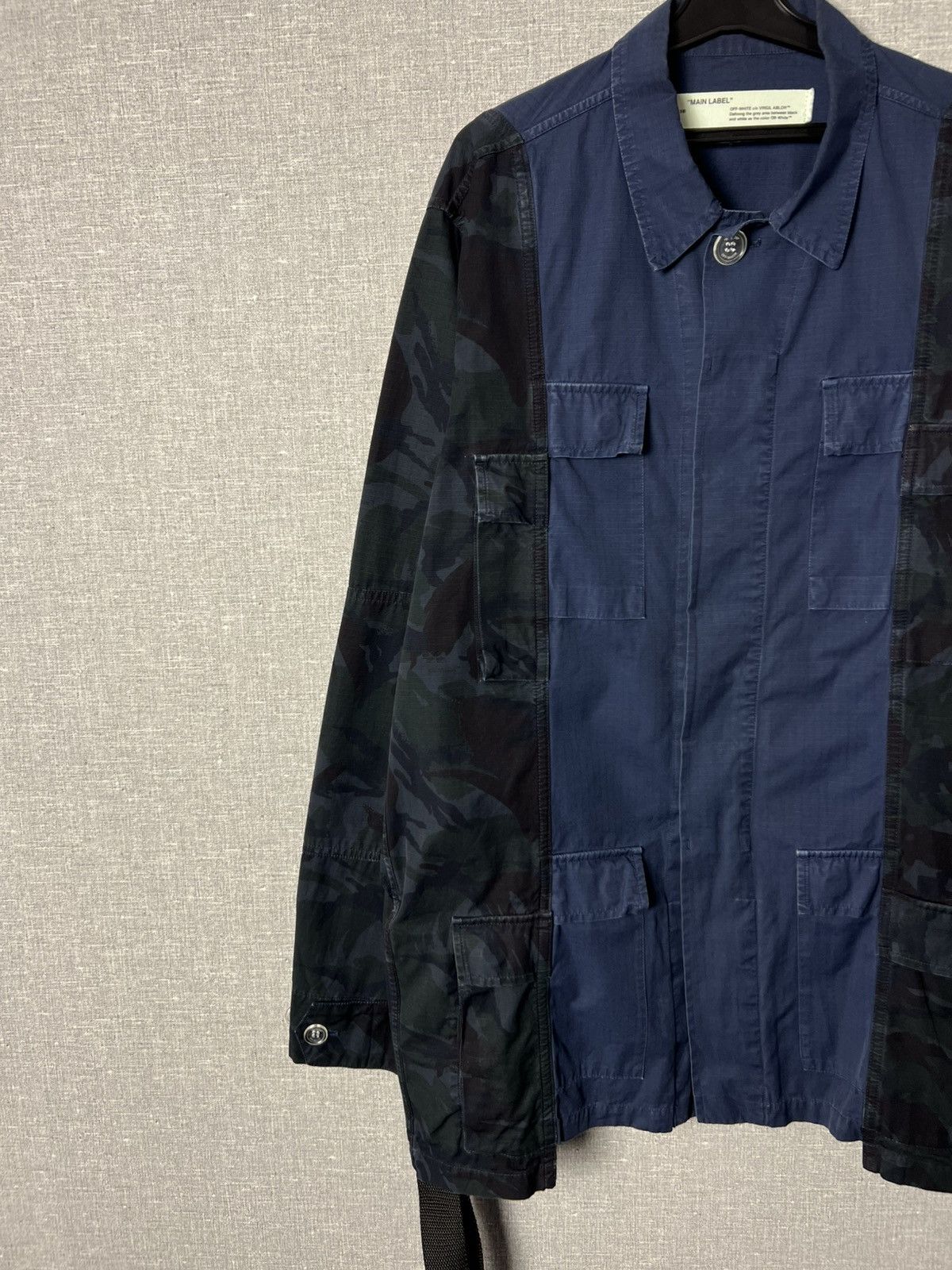 Off-White Off White Camo Sleeve Field Jacket Arrows Print Virgil Abloh Size US XL / EU 56 / 4 - 13 Thumbnail