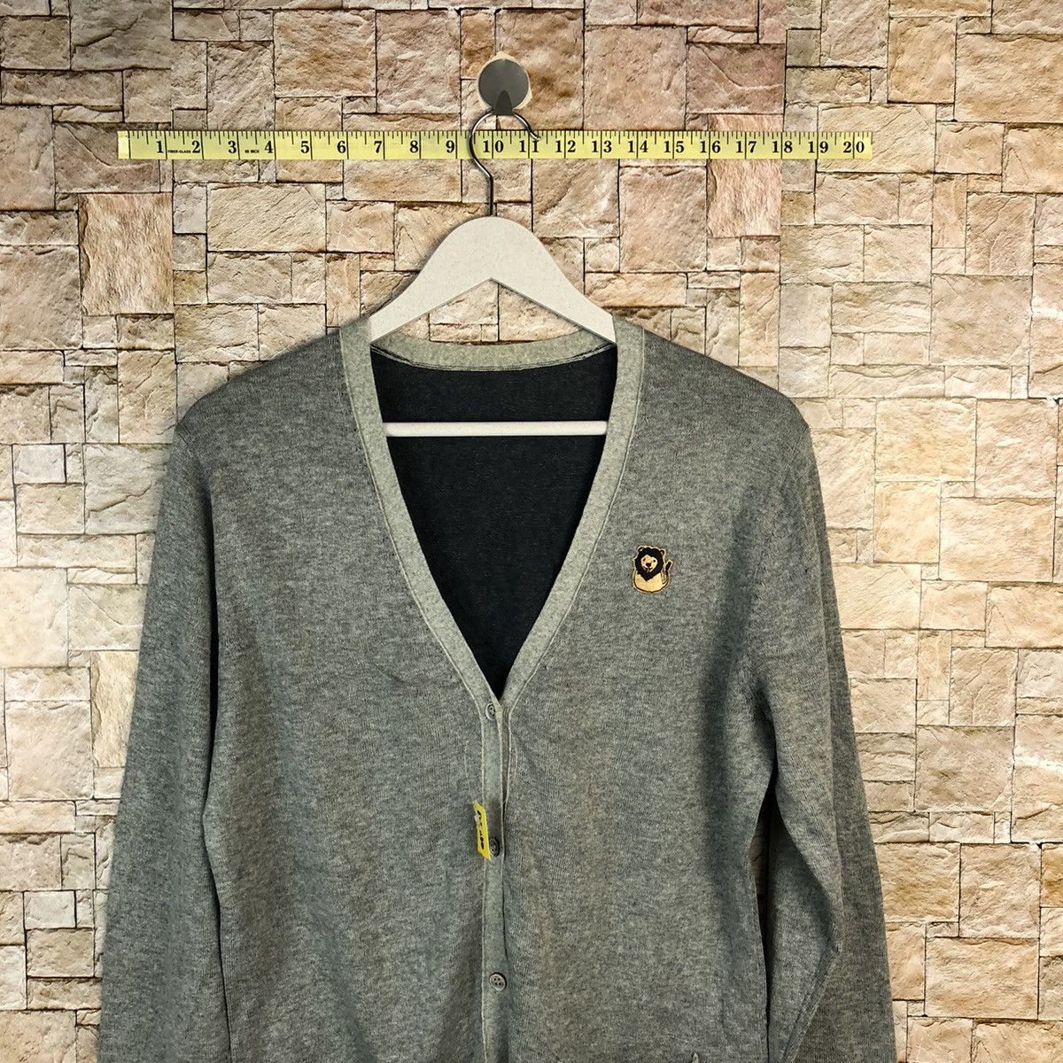 Homespun Knitwear × Japanese Brand Japanese Brand Grey Cardigan Knitwear #A1210 Size US M / EU 48-50 / 2 - 2 Thumbnail
