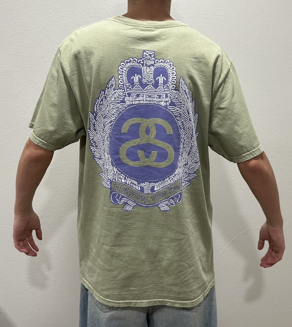 Stussy Stüssy Crown Wreath Pigment Dyed Tee Size US M / EU 48-50 / 2 - 7 Thumbnail