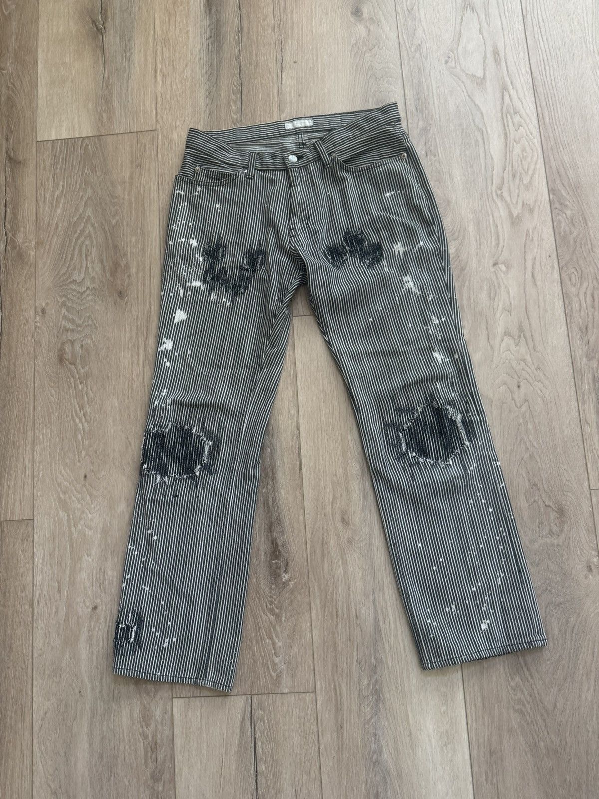 Number (N)ine AW01 Hickory grunge pants size 1 Size US 29 - 1 Thumbnail