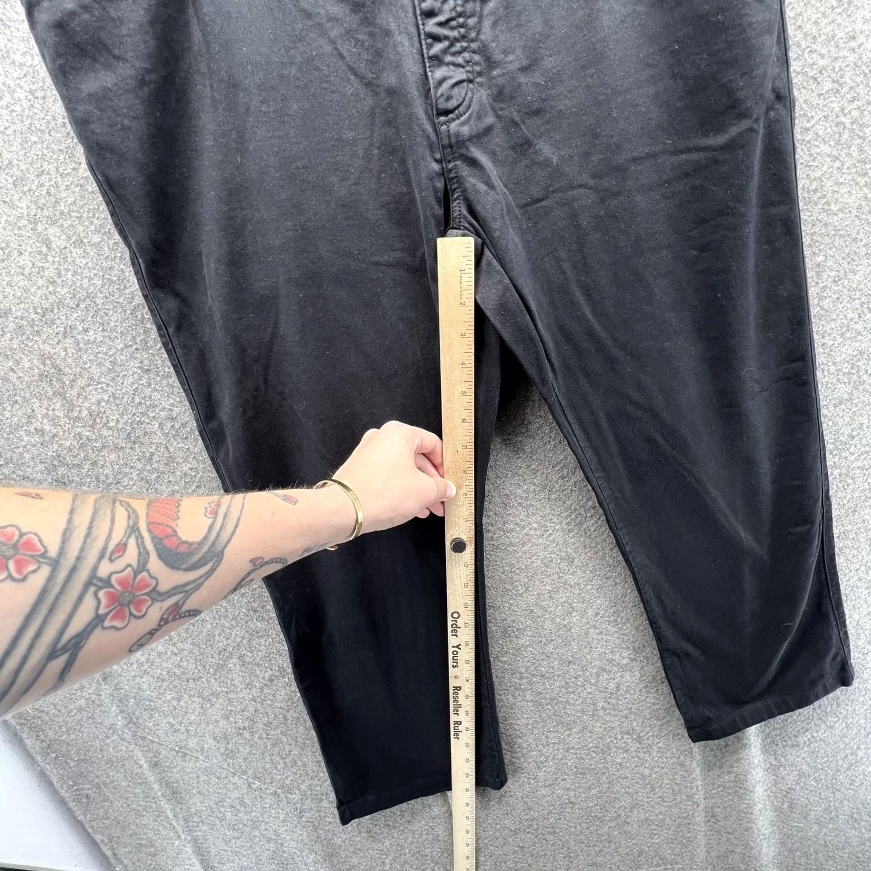 Ermenegildo Zegna VINTAGE Ermenegildo Zegna Jeans Mens 38 Black Straight Leg Stretch Denim Casual Pants Size US 38 / EU 54 - 2 Thumbnail