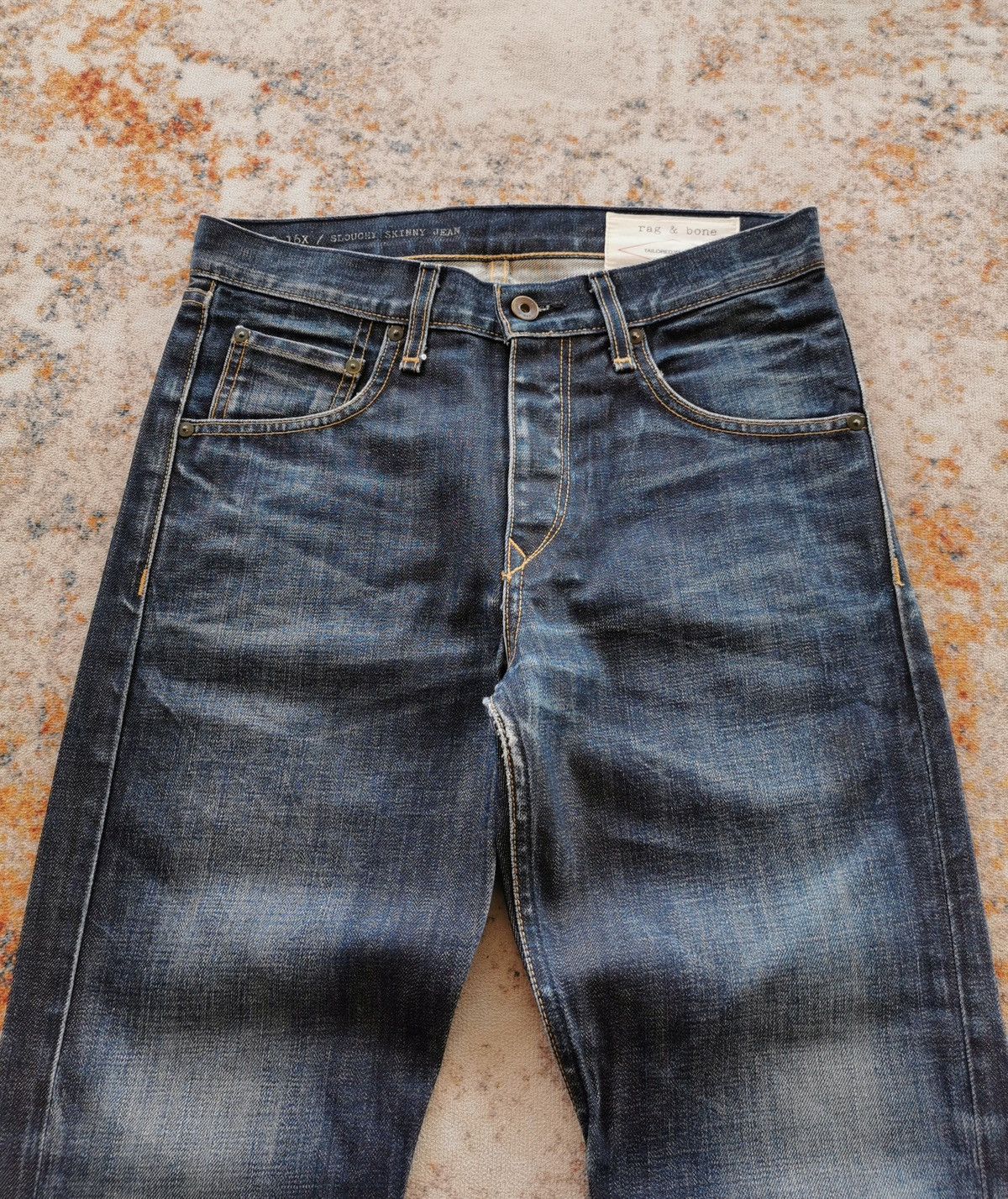 Rag & Bone Rag & Bone Jeans Tailored Workwear Slouchy Skinny Size US 30 / EU 46 - 2 Thumbnail