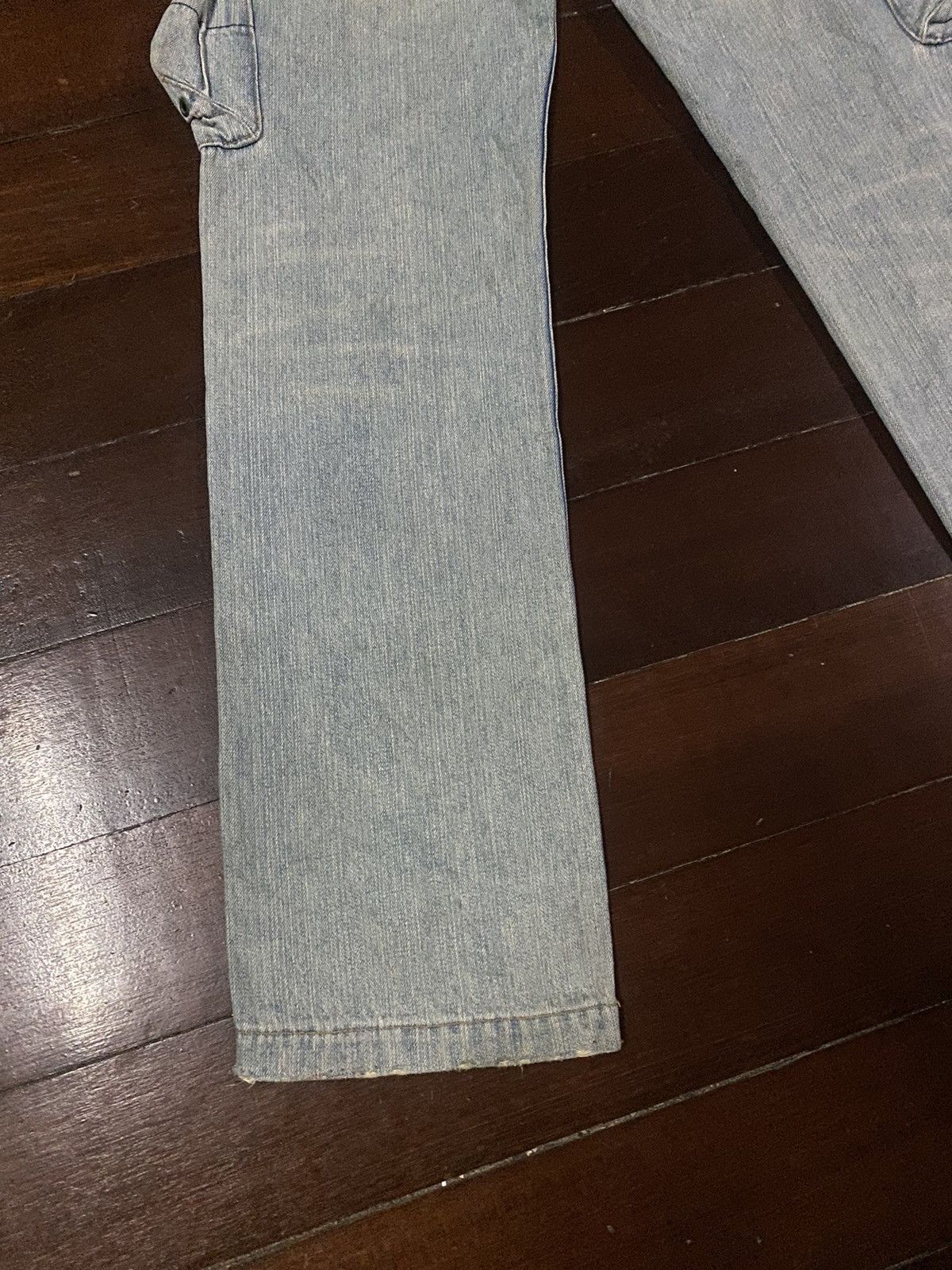 Japanese Brand FIRE 🔥 CUBE SUGAR CARGO MULTI POCKETS FLARE JEANS Size US 34 / EU 50 - 16 Thumbnail
