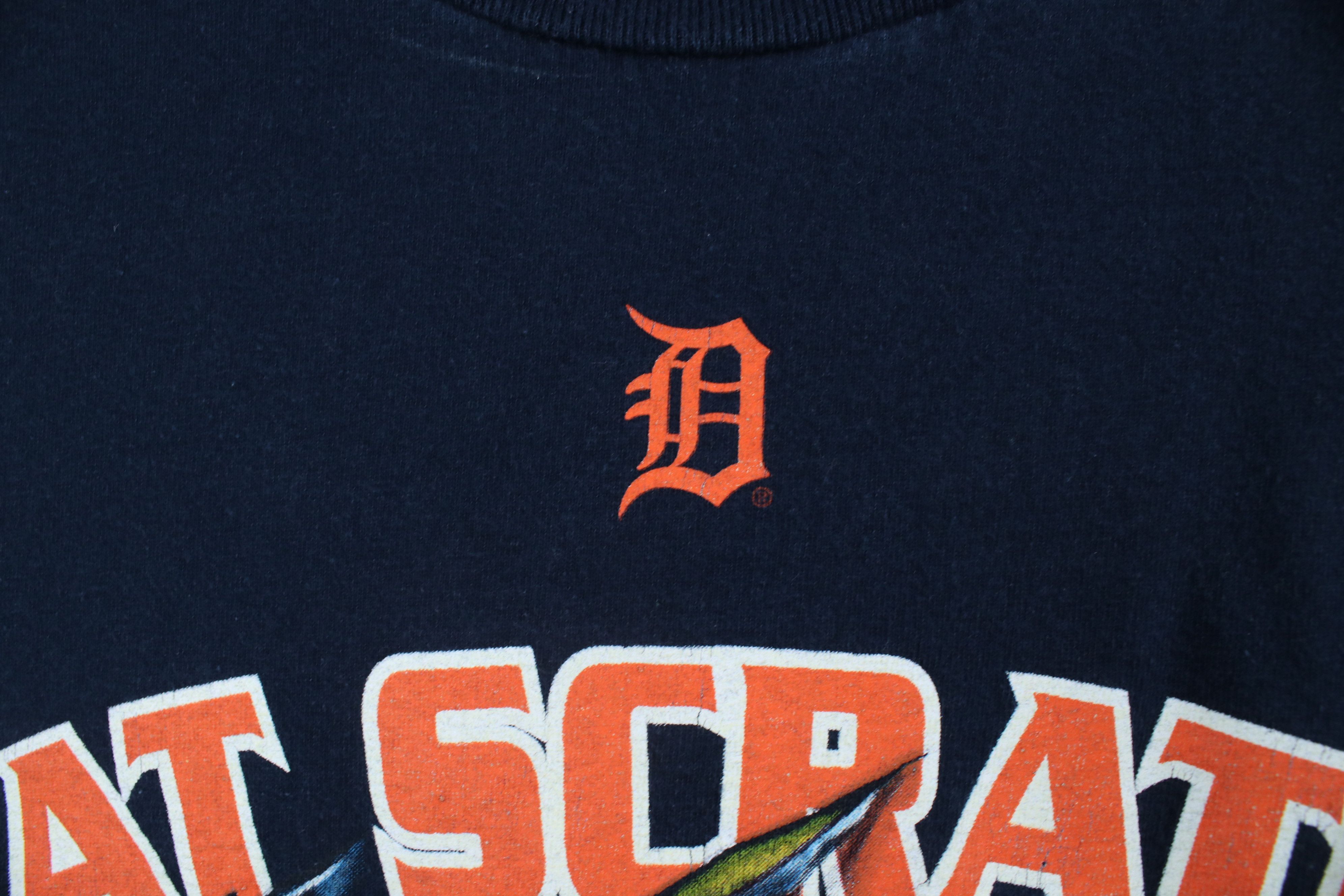 Vintage Vintage Y2K Scratch Fever Detroit Tigers Baseball T-Shirt Size US XXL / EU 58 / 5 - 5 Thumbnail