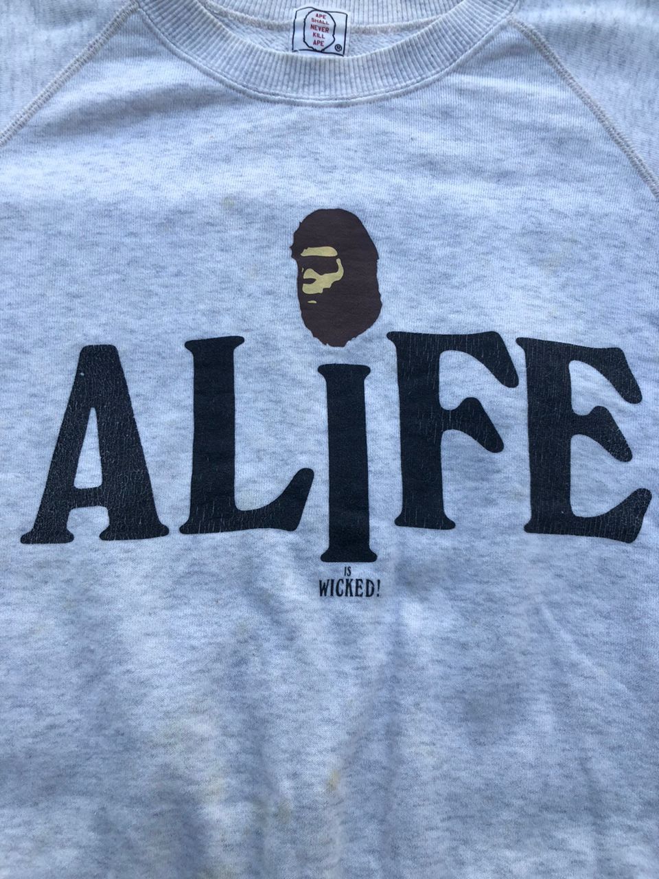 Bape Rare 1990s A Bathing Ape(Bape) X Alife Is Wicked Sweatshirt Size US XS / EU 42 / 0 - 9 Thumbnail